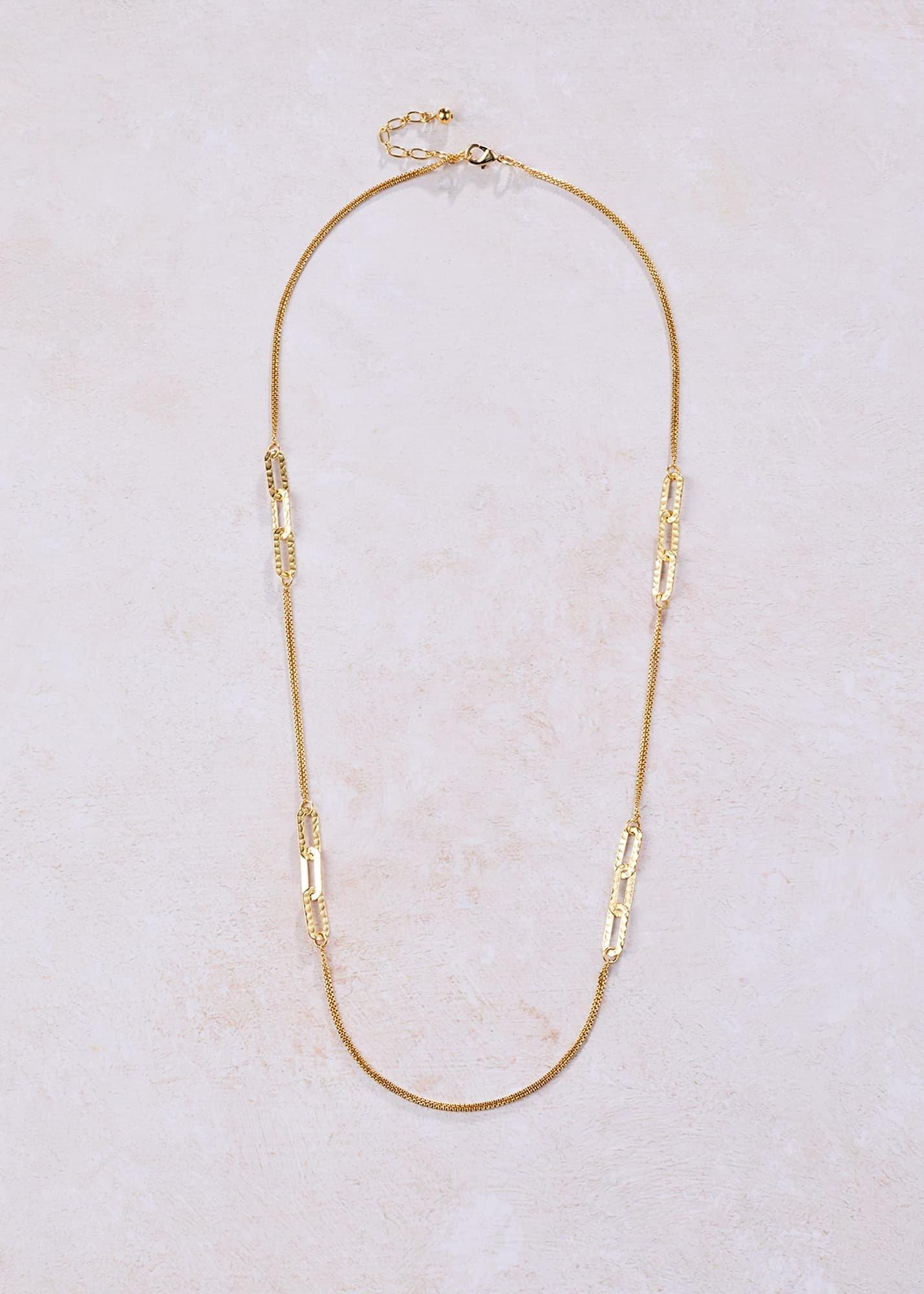 Jessa Gold Plated Chain Necklace