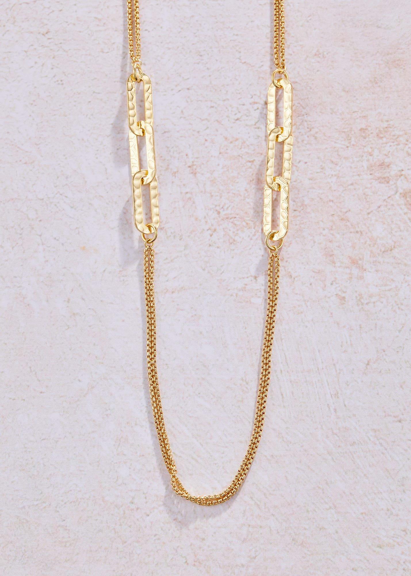 Jessa Gold Plated Chain Necklace