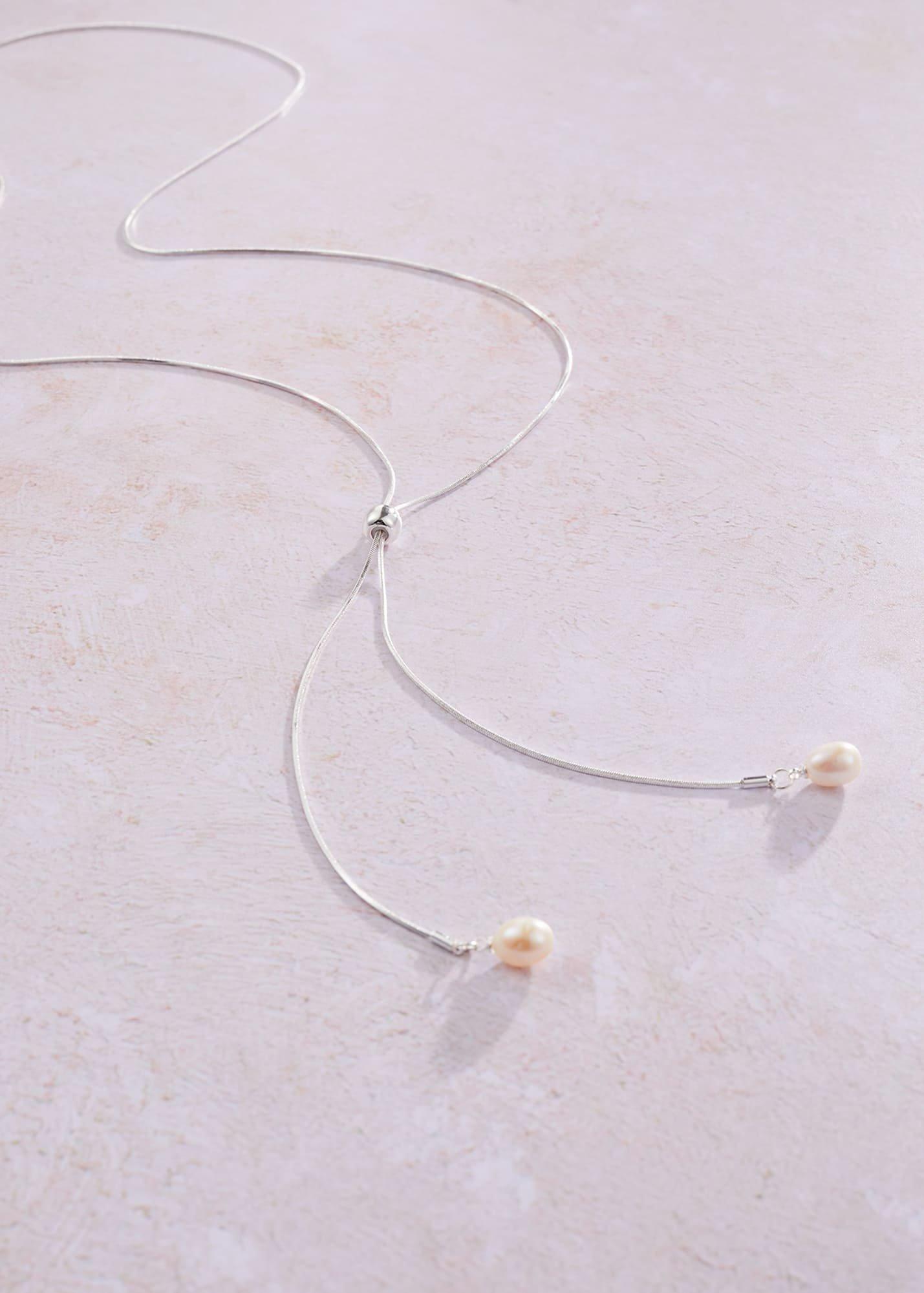 Flossie Silver Plated Necklace