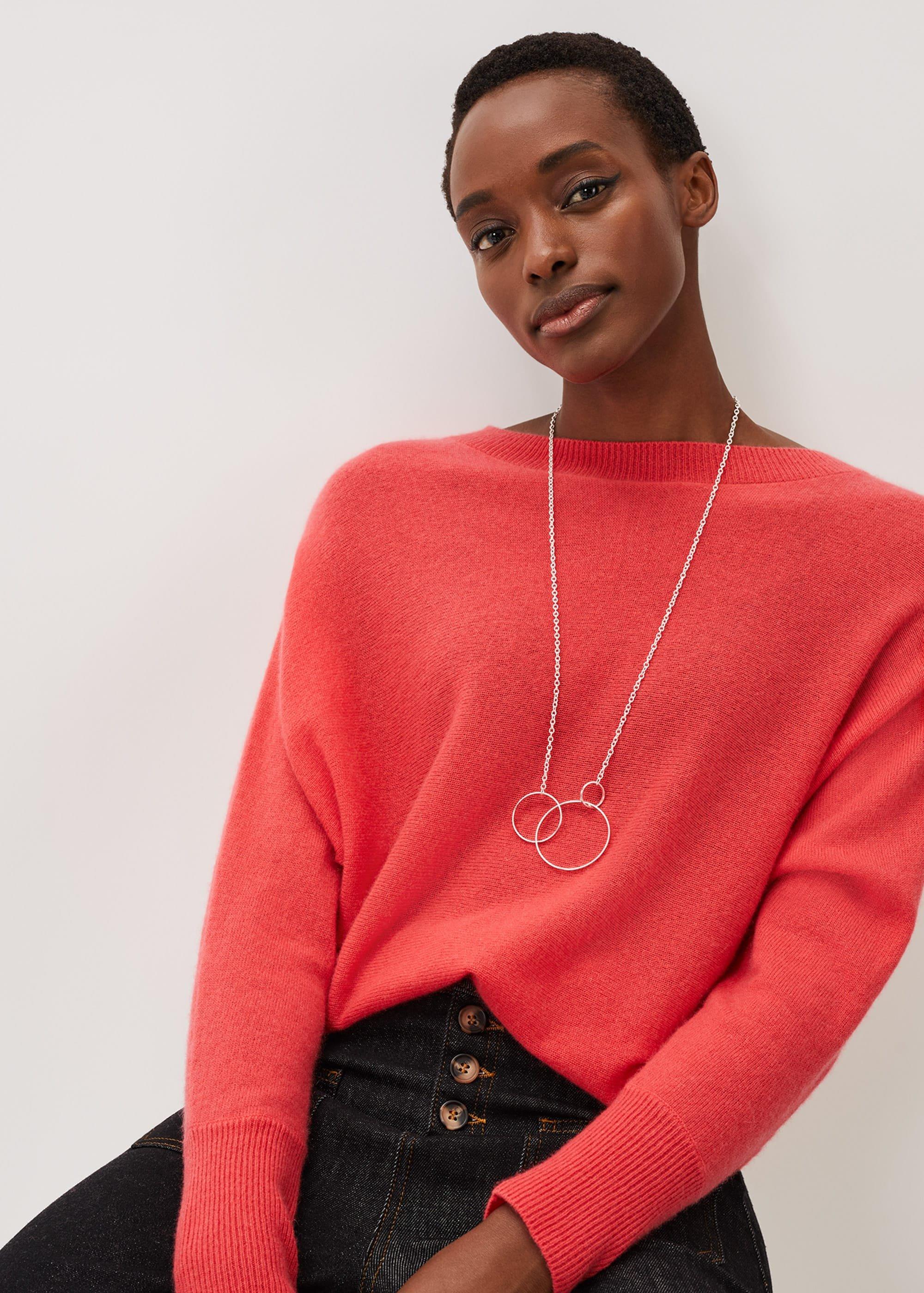 Tricia Silver Hoop Pendant