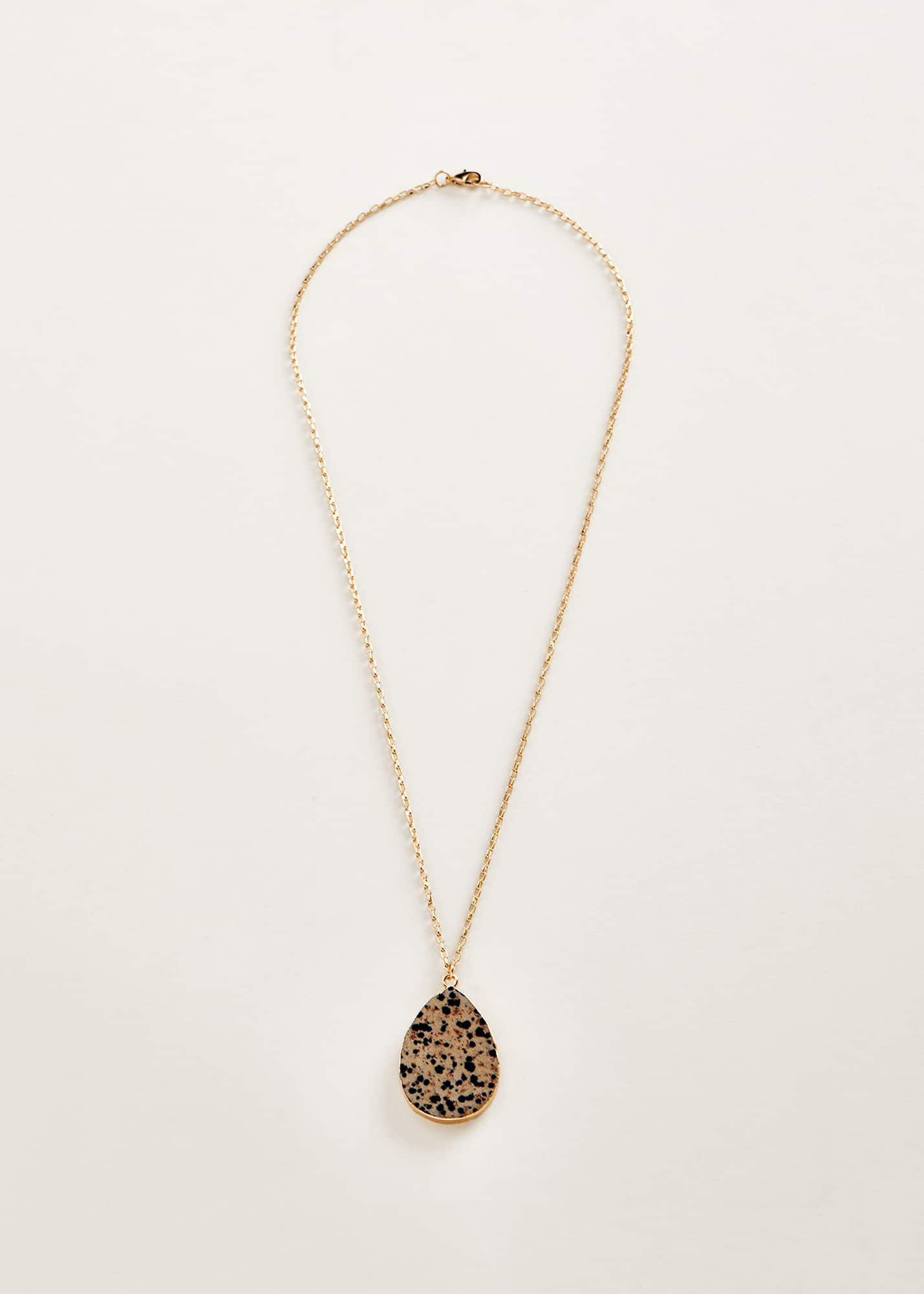 Lucile Resin Pendant Necklace