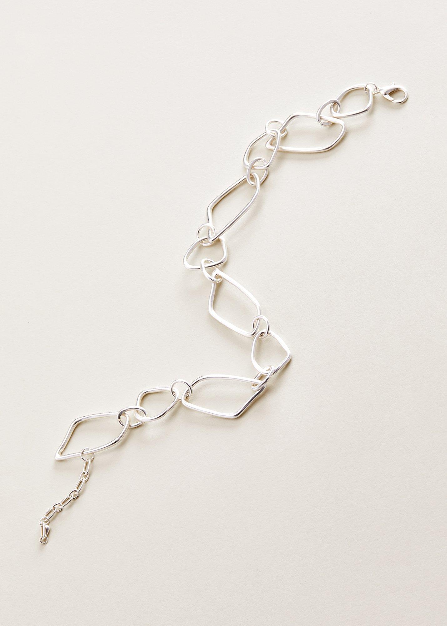 Ronny Abstract Hoop Chain Necklace