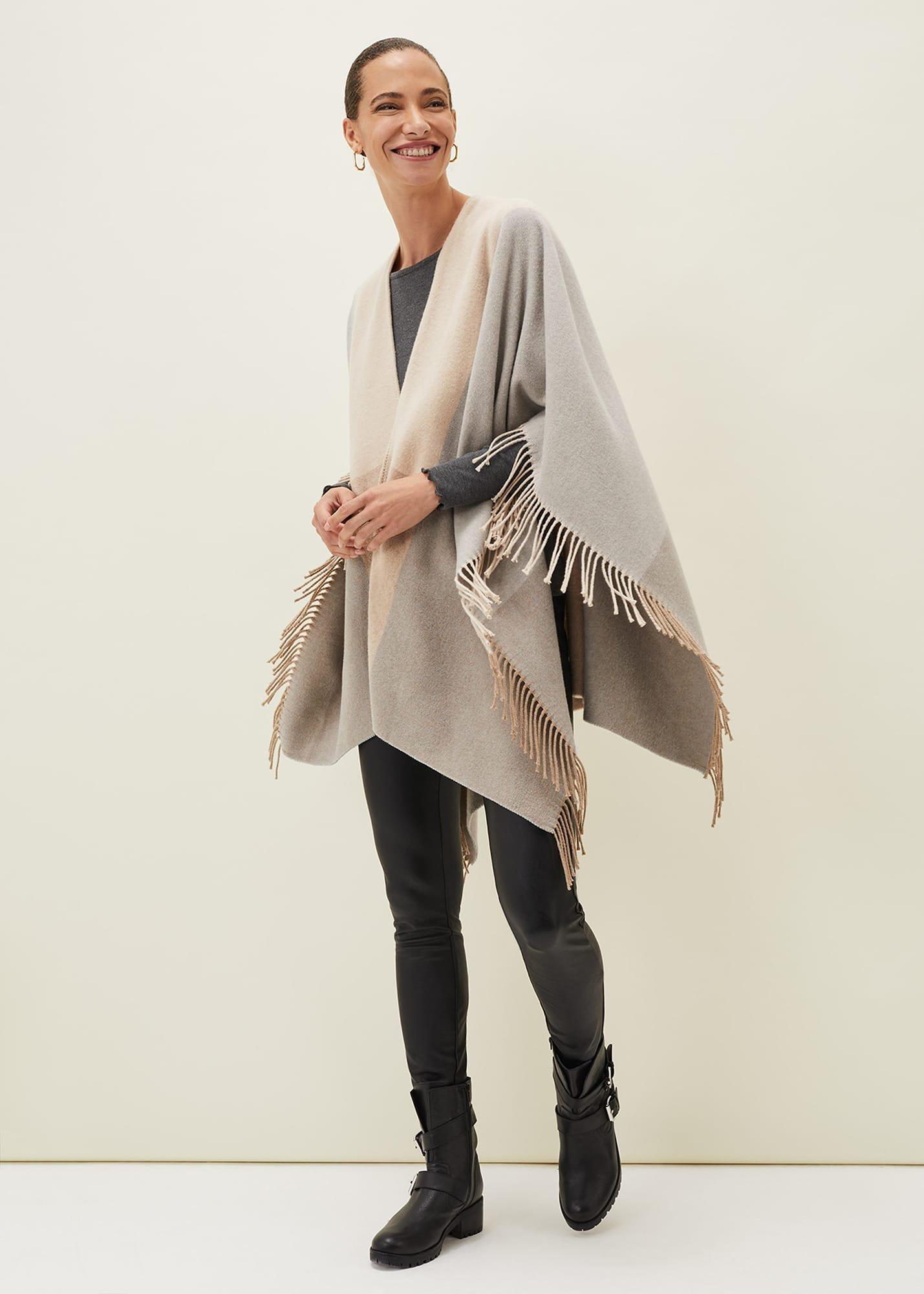 Stefana Colourblock Cape