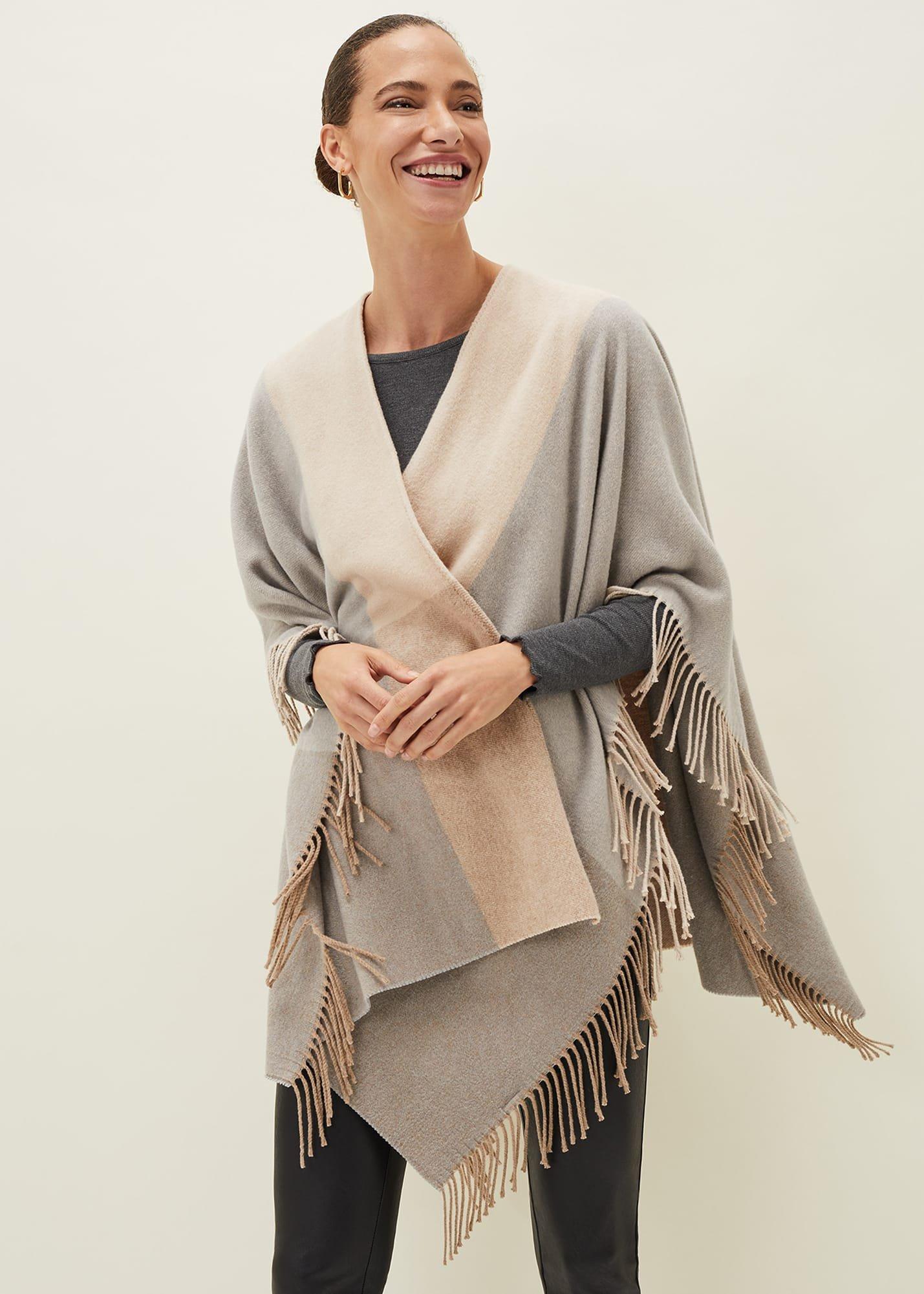 Stefana Colourblock Cape
