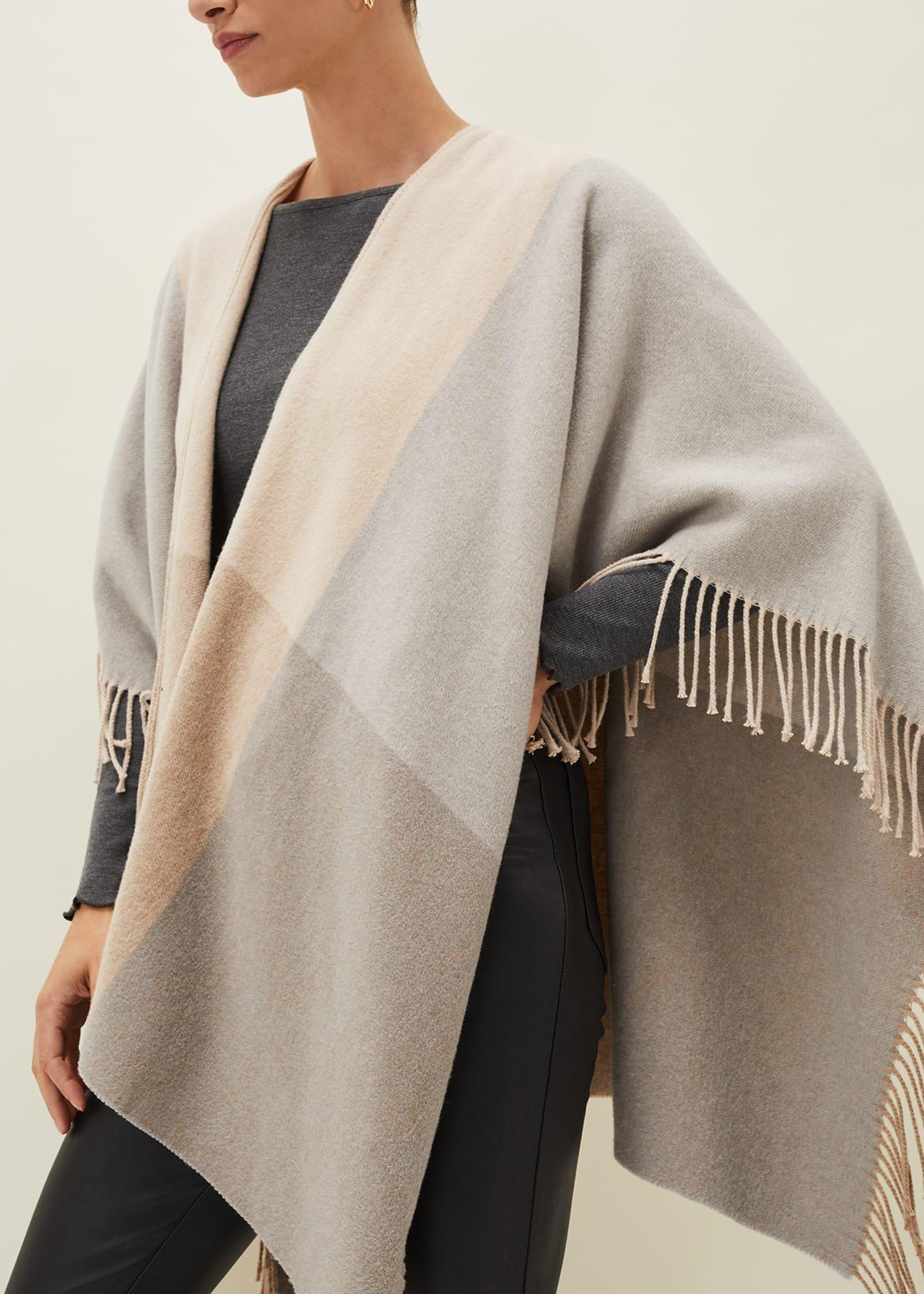 Stefana Colourblock Cape