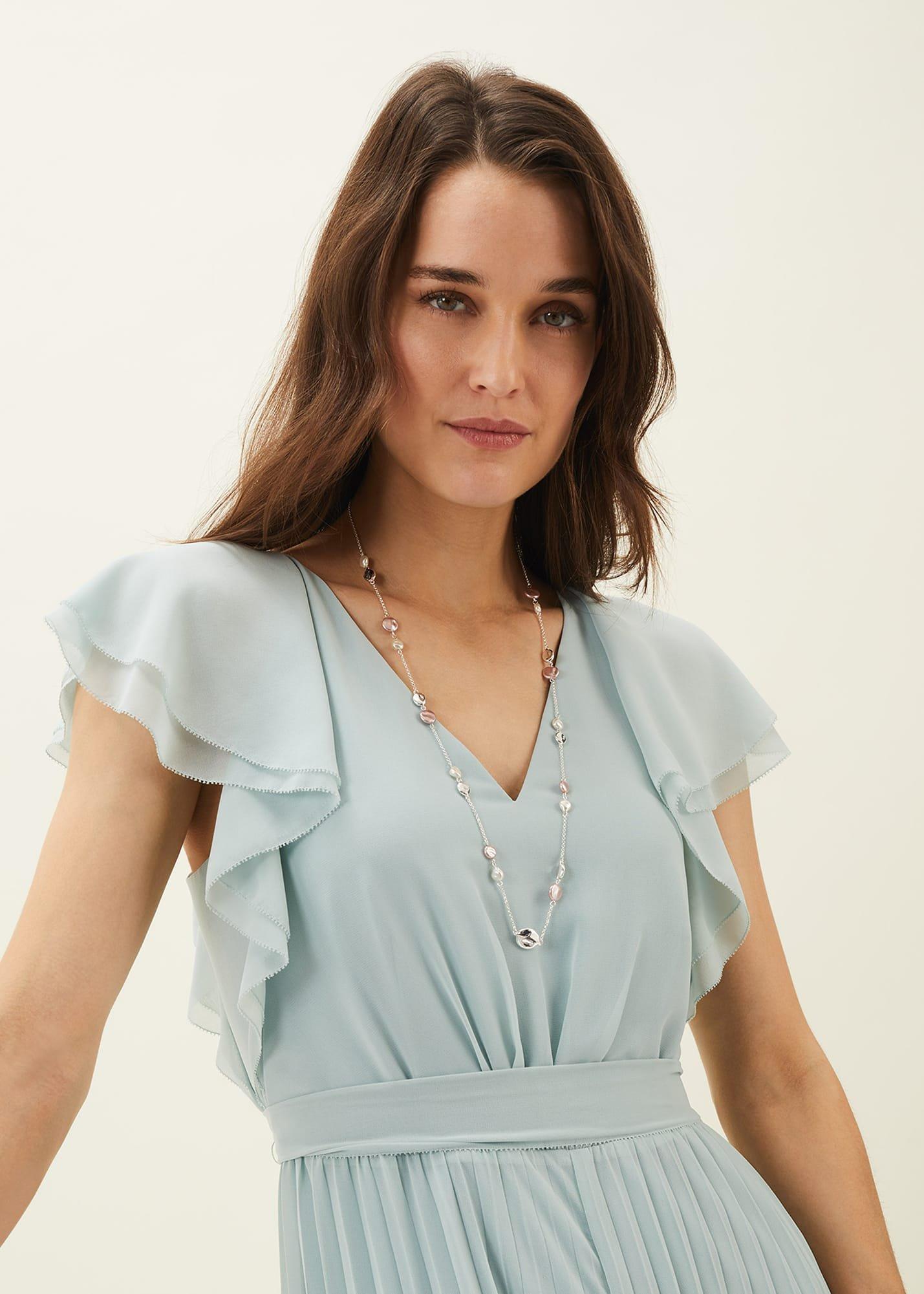 Shauna Mixed Pearl Chain Necklace