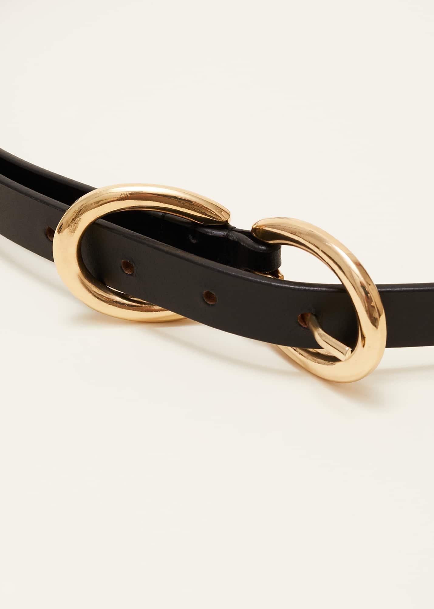 Betsy Double Ring Leather Belt