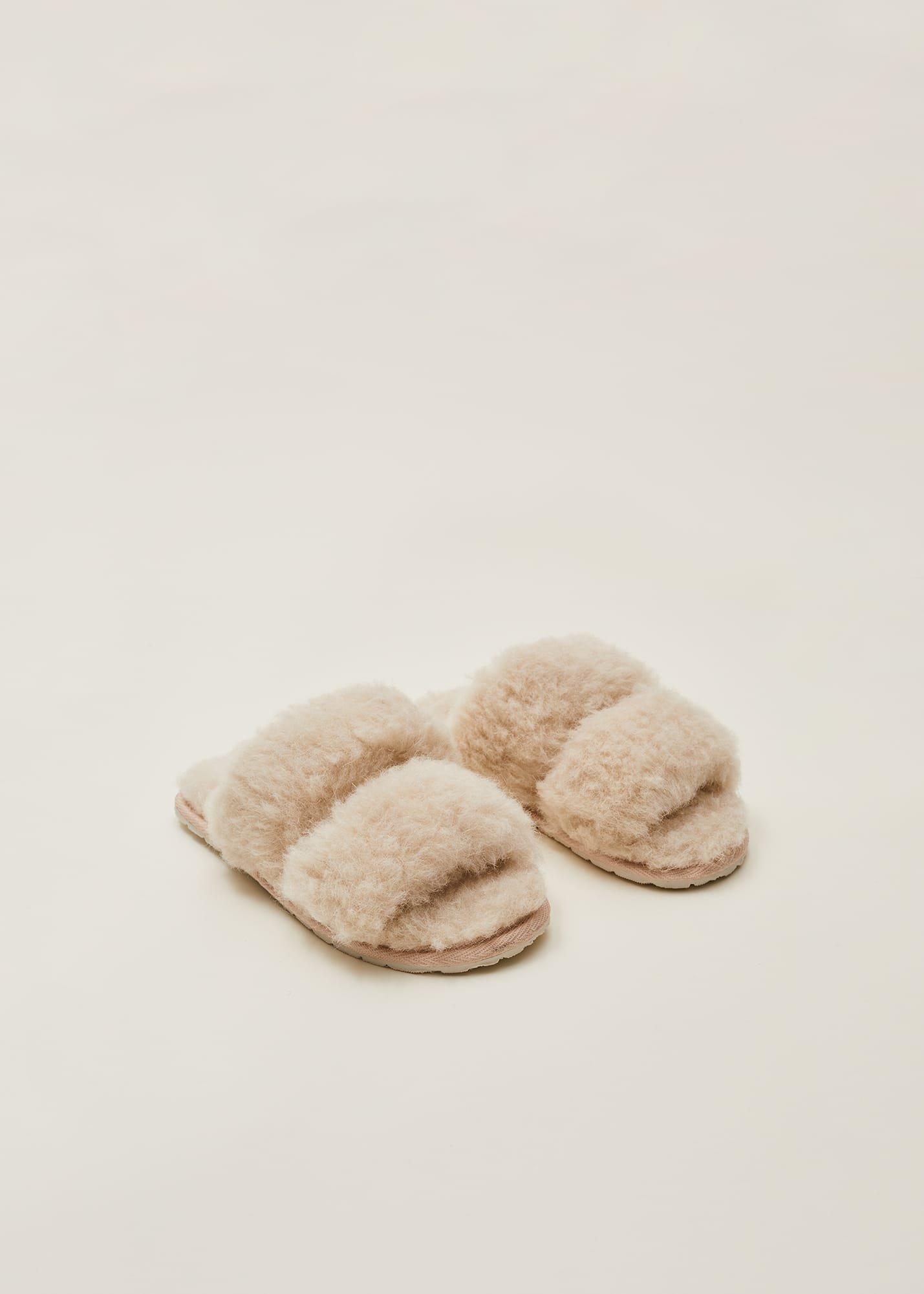 Katy Premium Wool Slider Slippers