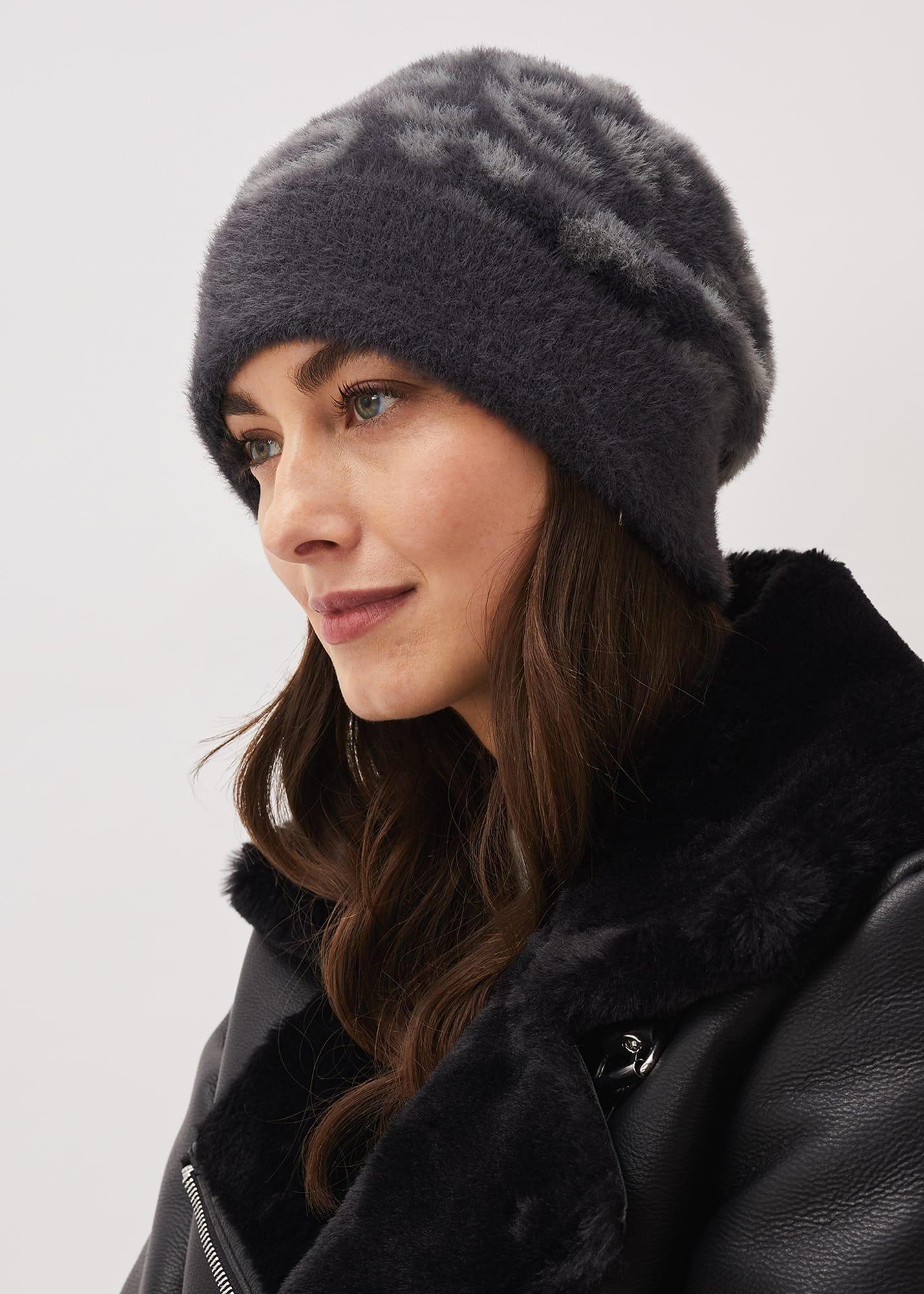 Fiona Leopard Fluffy Hat