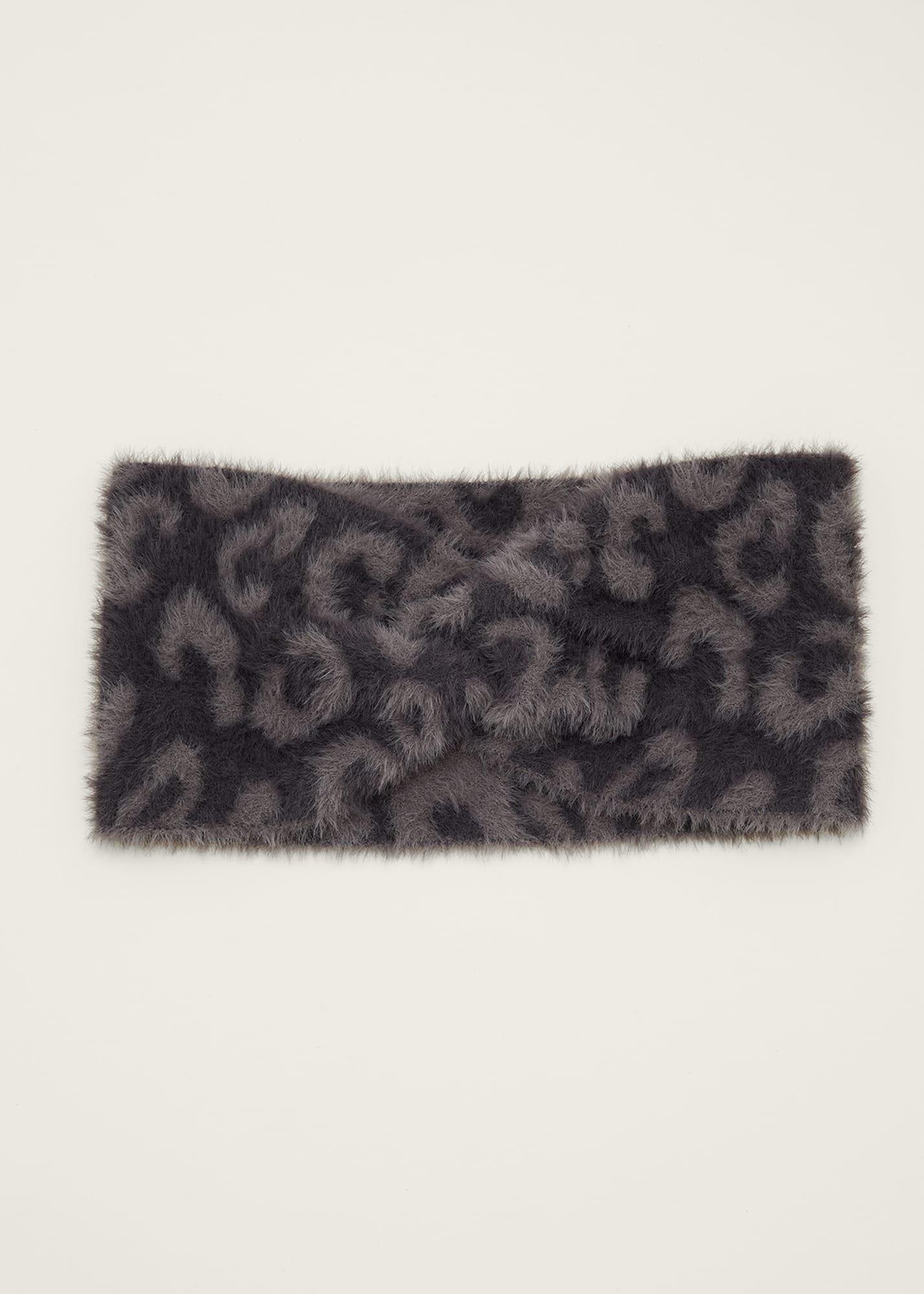 Fiona Leopard Fluffy Headband