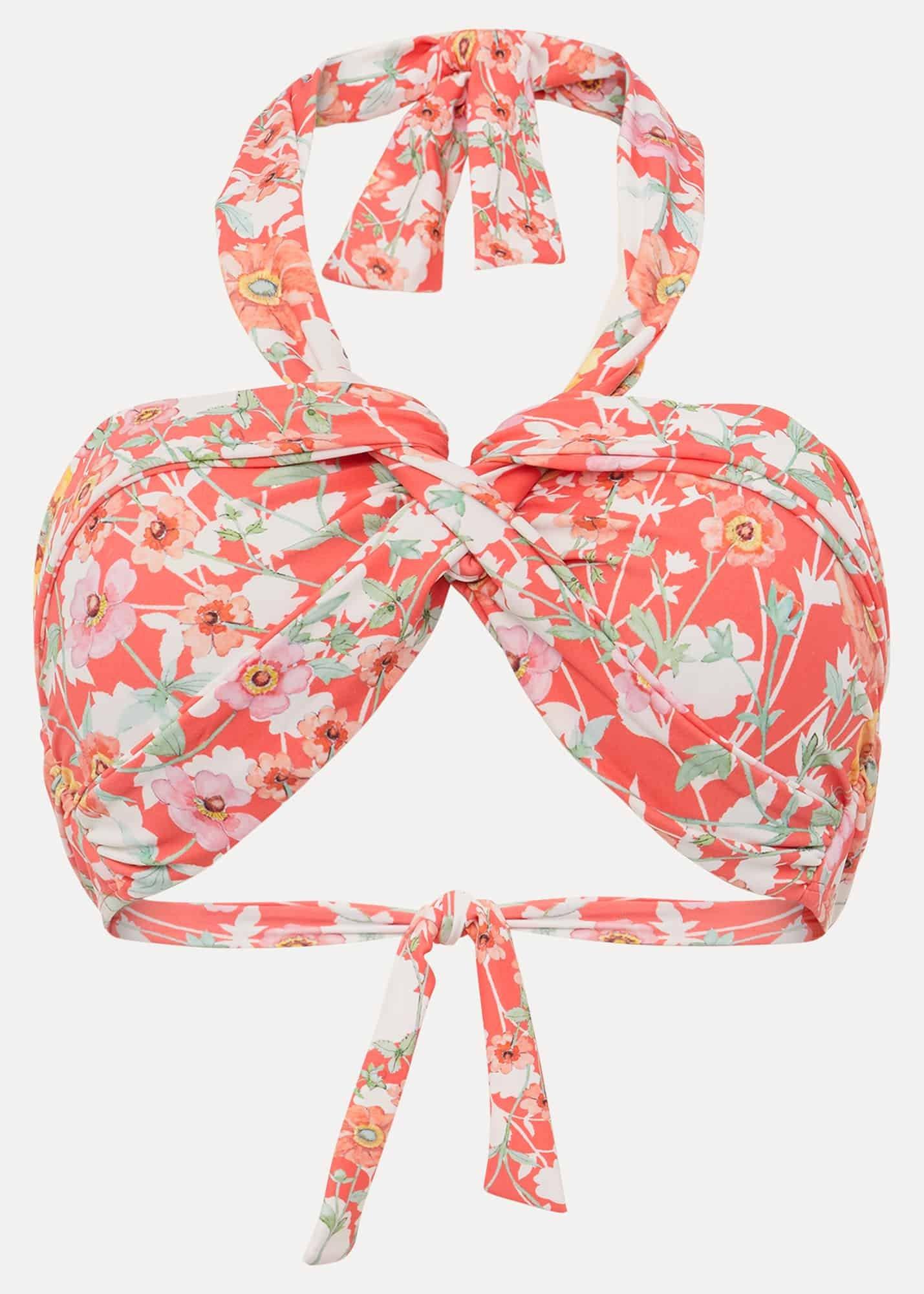 Jasmin Floral Bikini Top