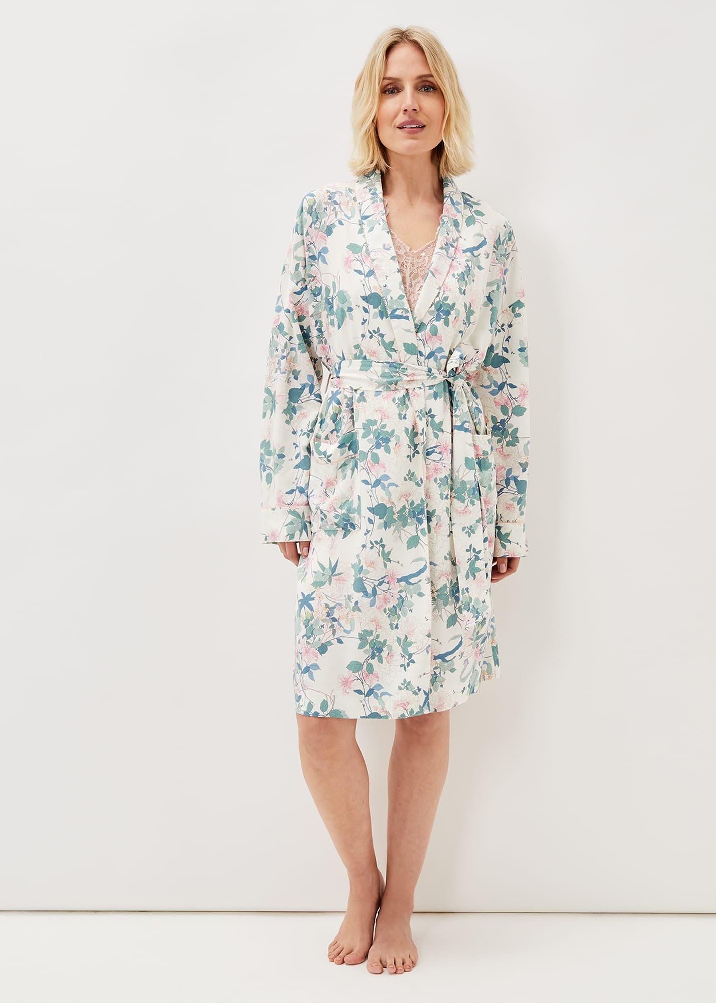 Avarie Chinoiserie Print Robe