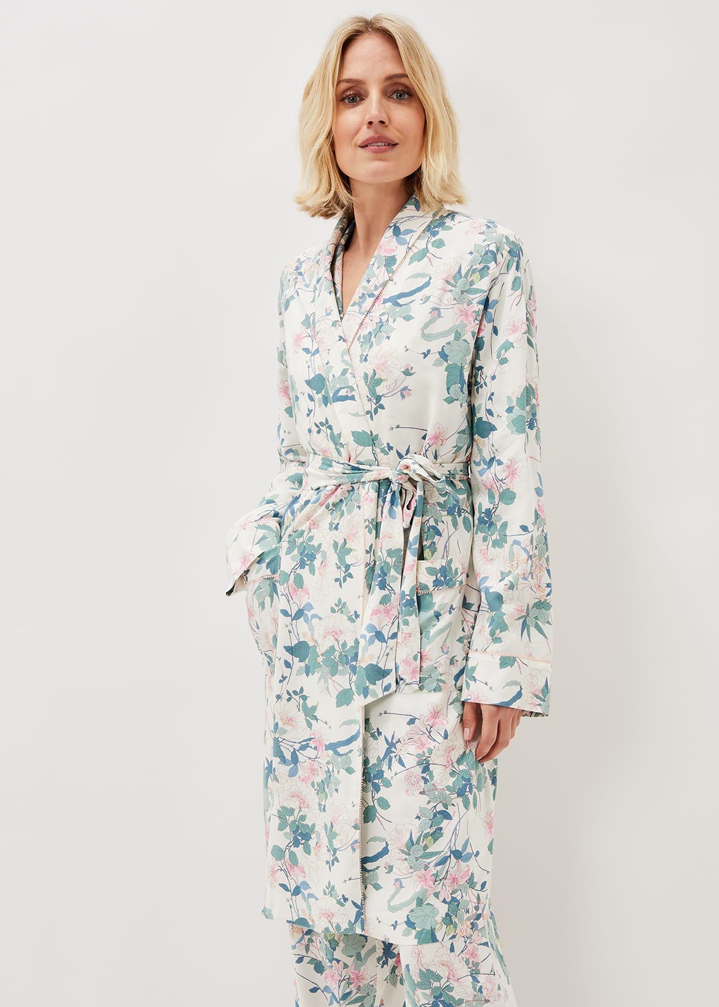 Avarie Chinoiserie Print Robe