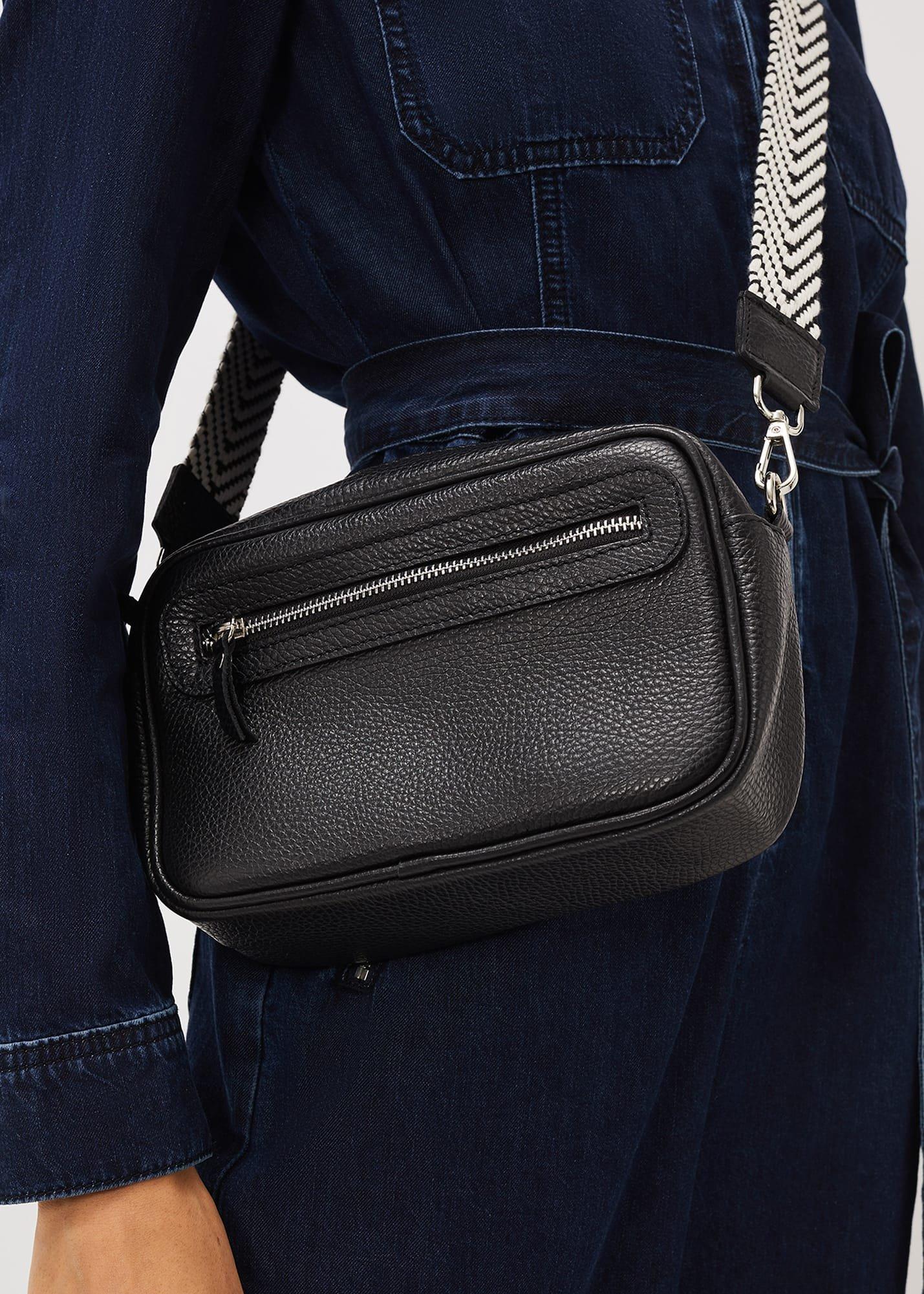 Reagan Leather Cross Body Strap Bag