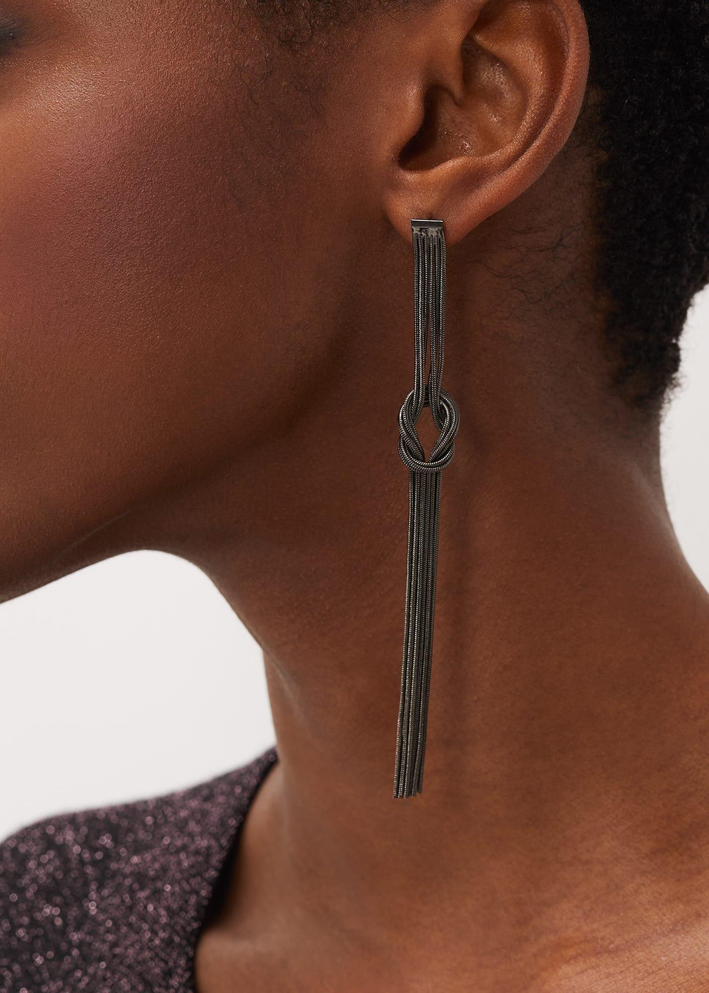 Knot Drop Down Earrings