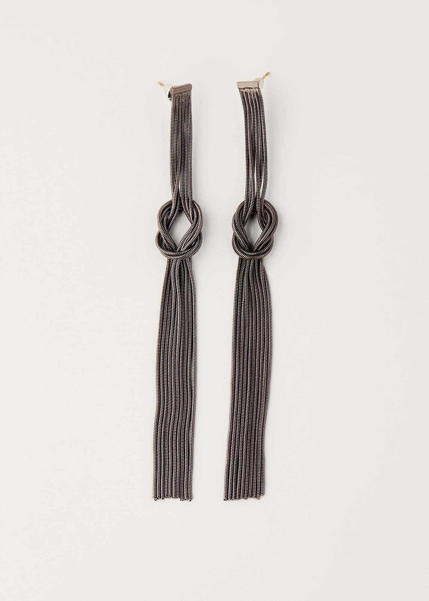 Knot Drop Down Earrings
