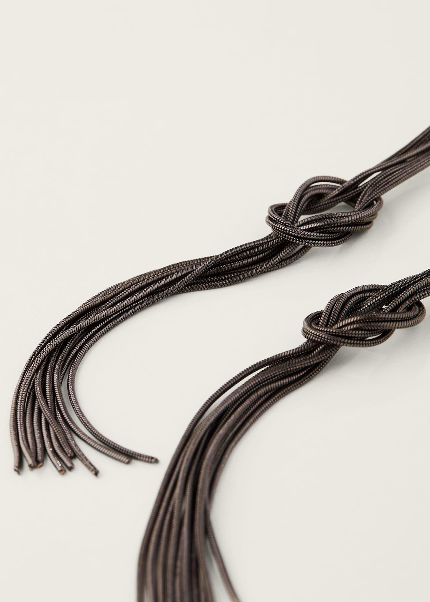 Knot Drop Down Earrings