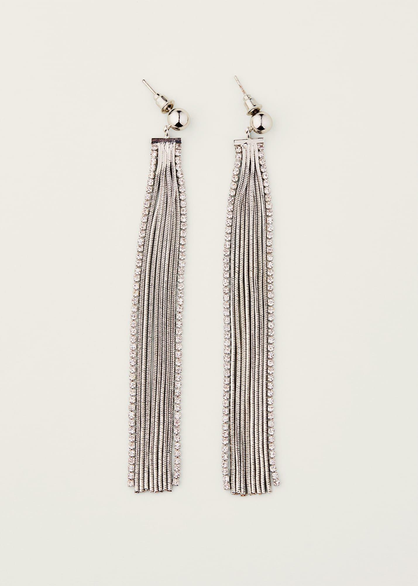 Embellished Chain Earrings