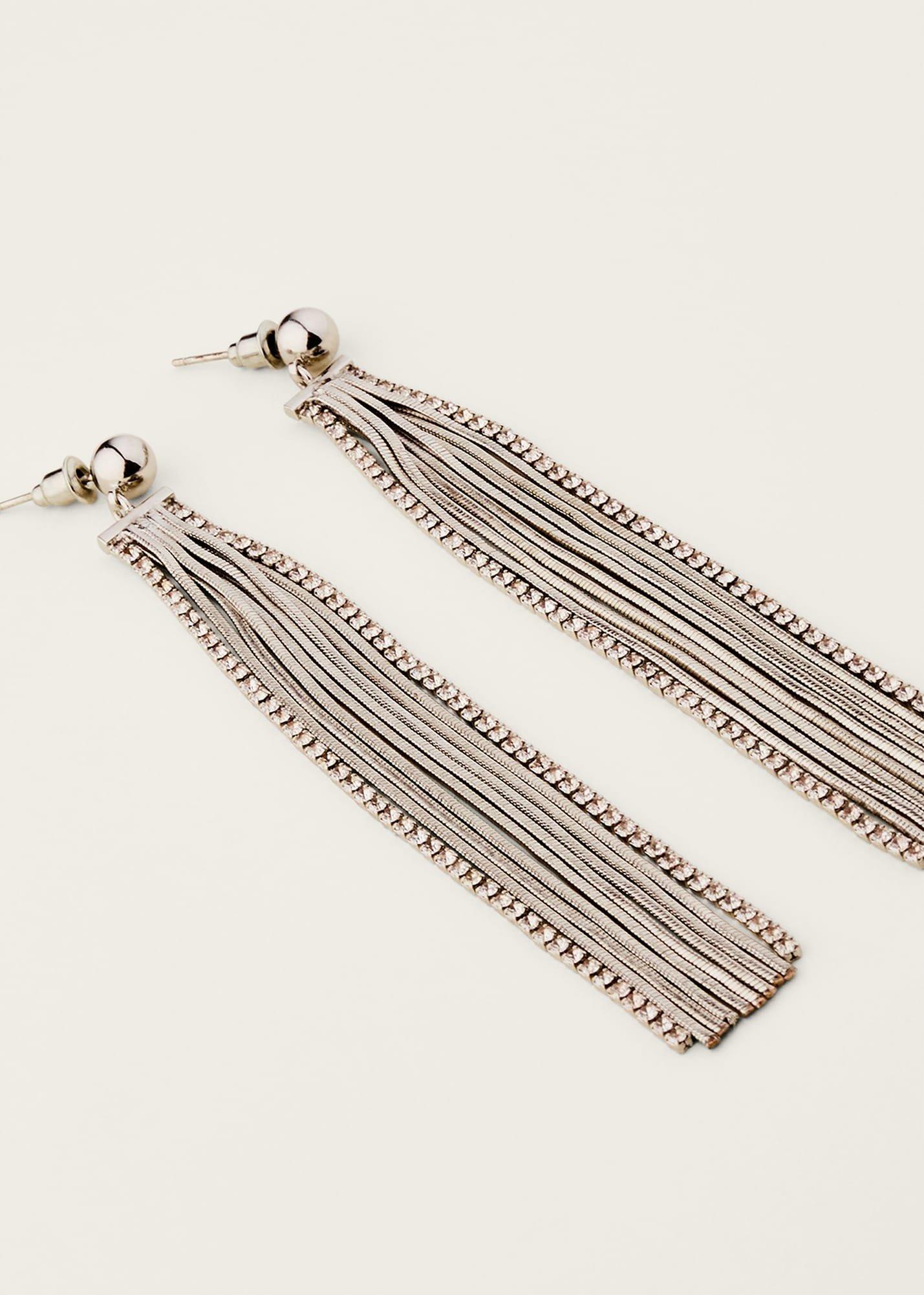 Embellished Chain Earrings