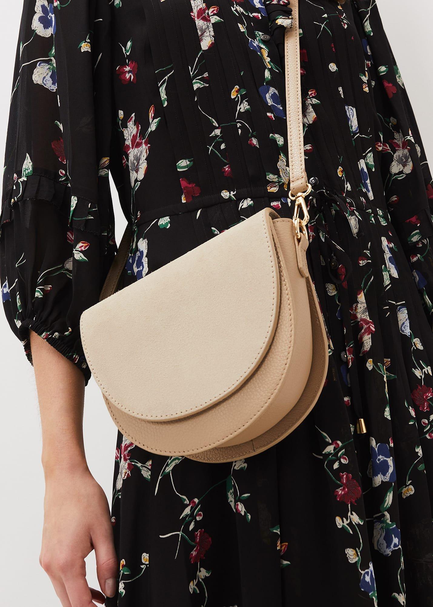 Suede Leather Cross Body Bag