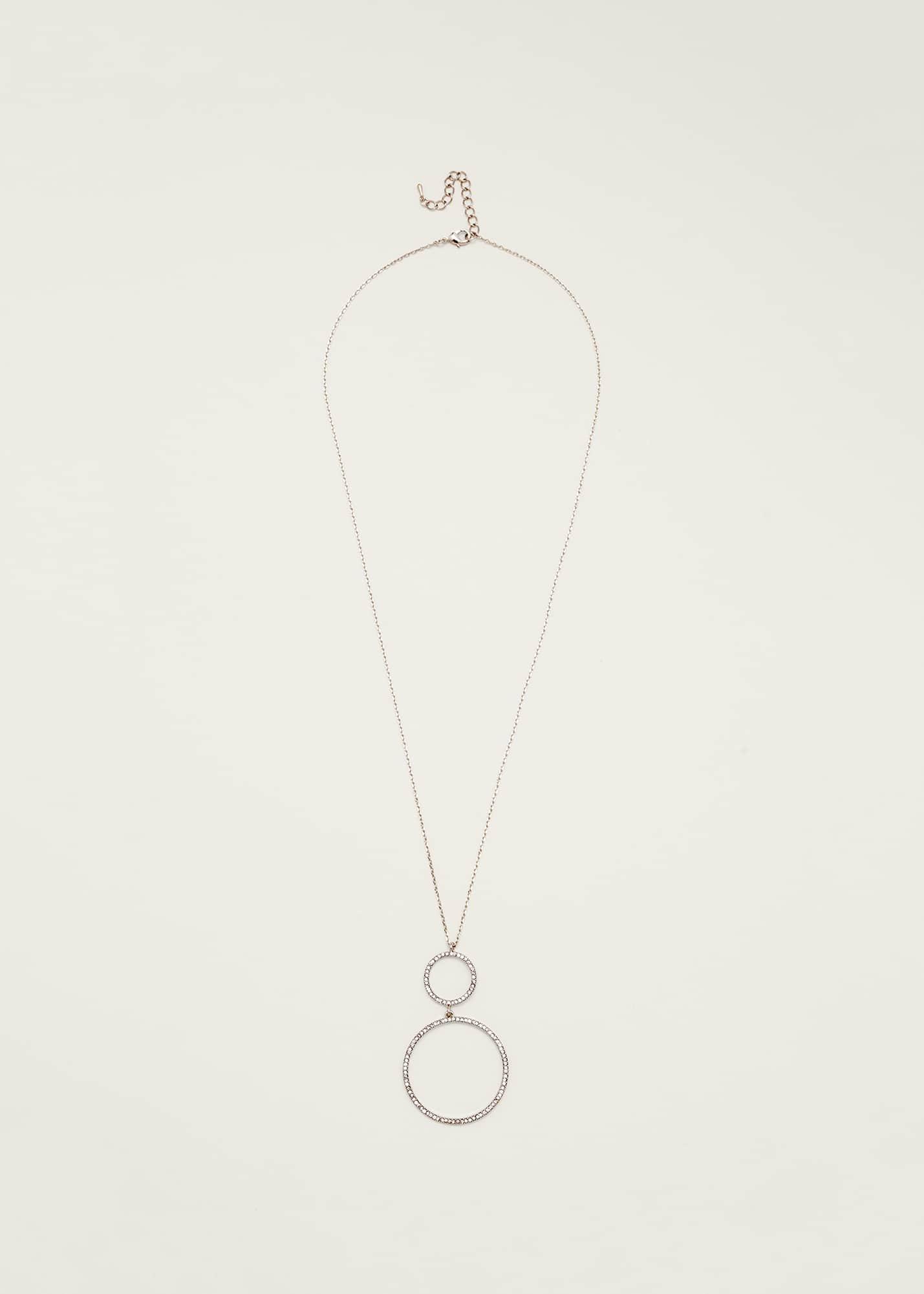 Embellished Hoop Necklace