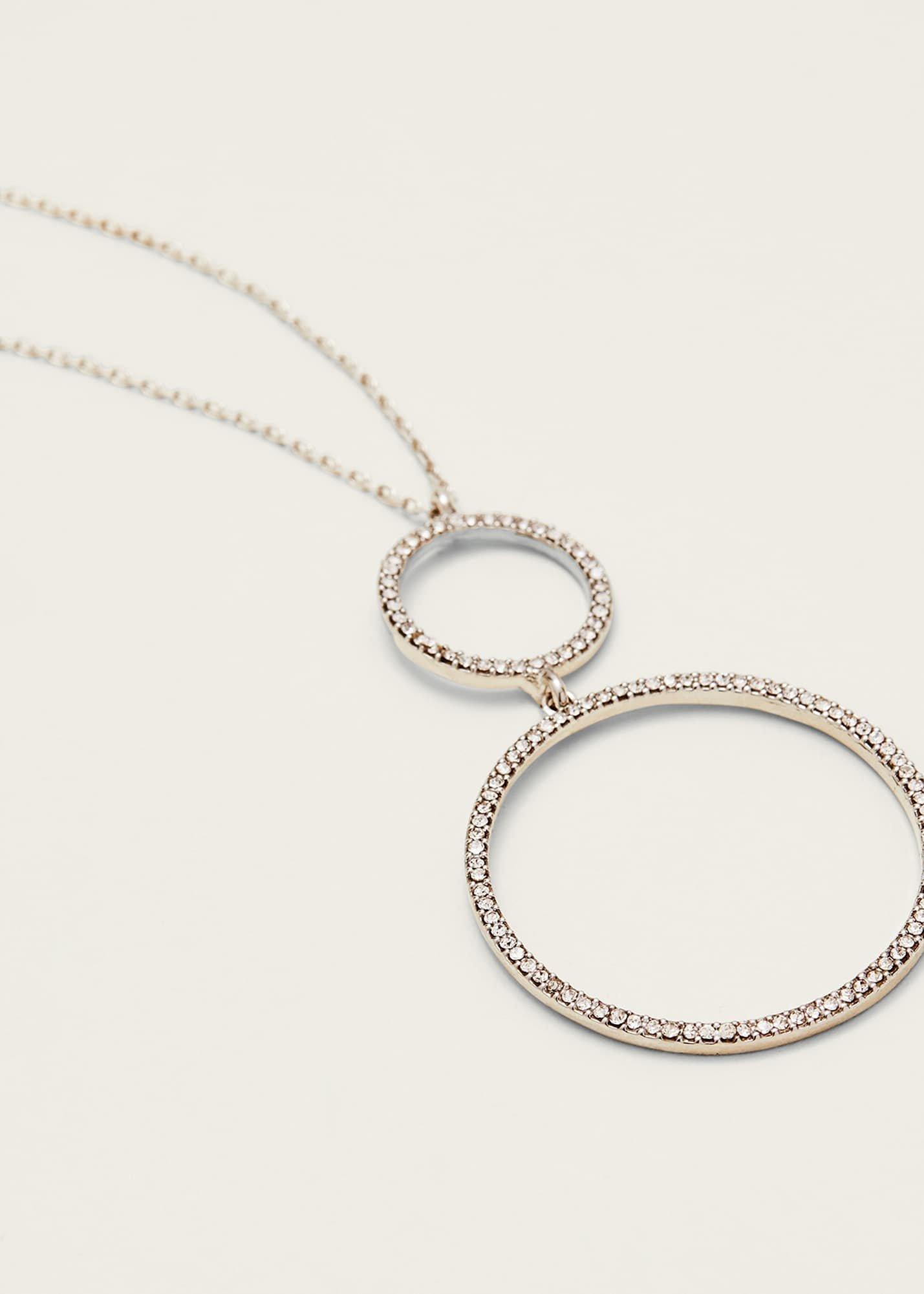 Embellished Hoop Necklace