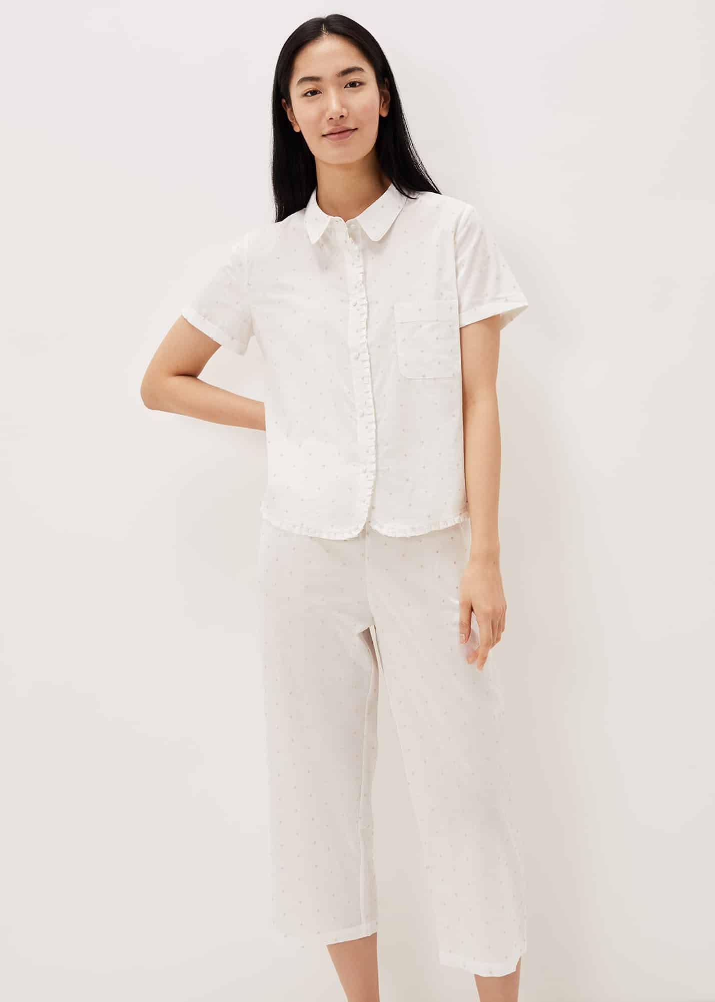 Ashai Dobby Spot Pj Set