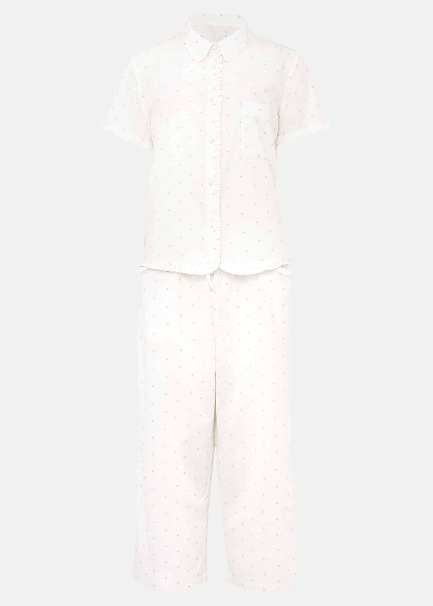 Ashai Dobby Spot Pj Set