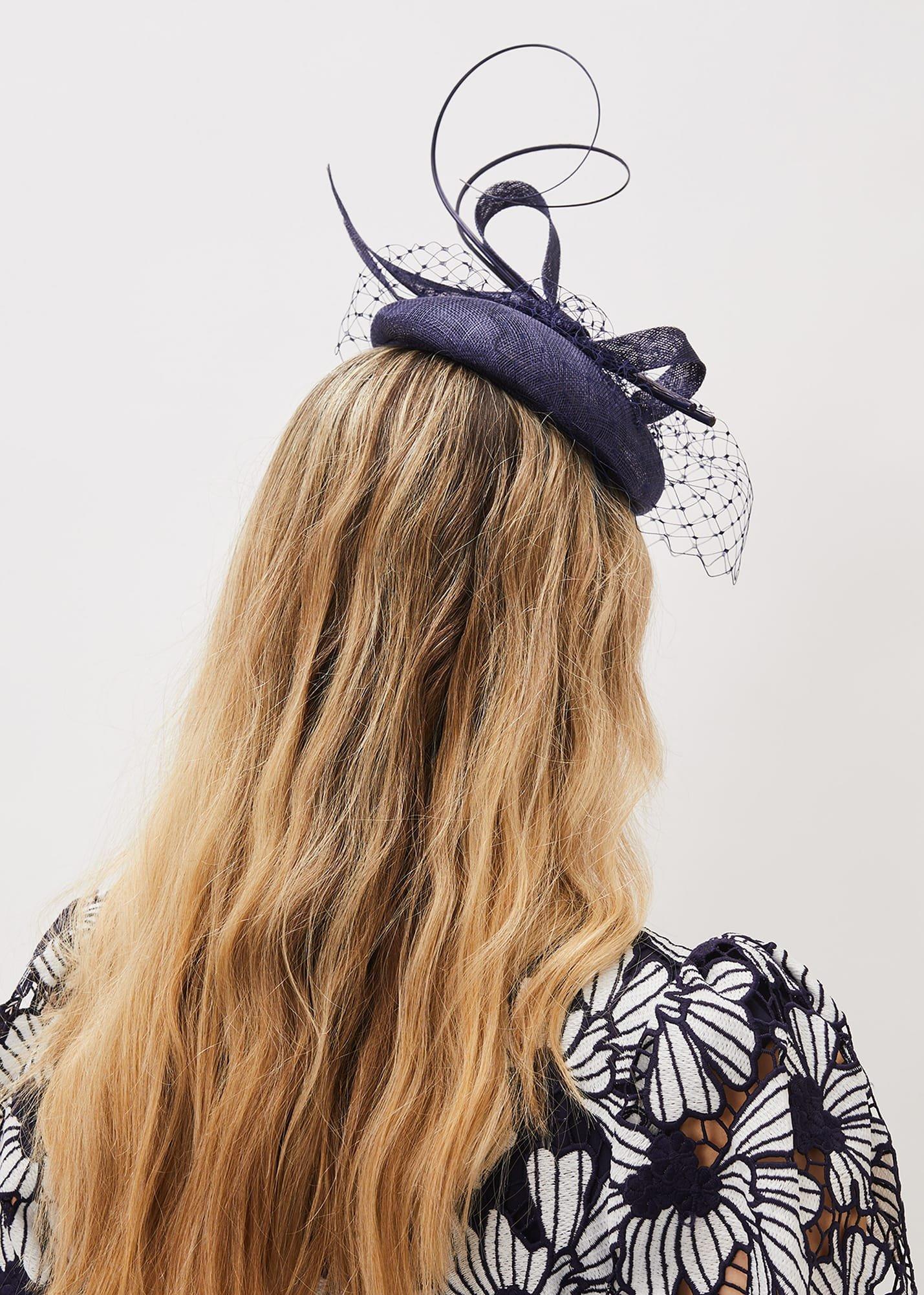 Veil And Bow Pillbox Fascinator