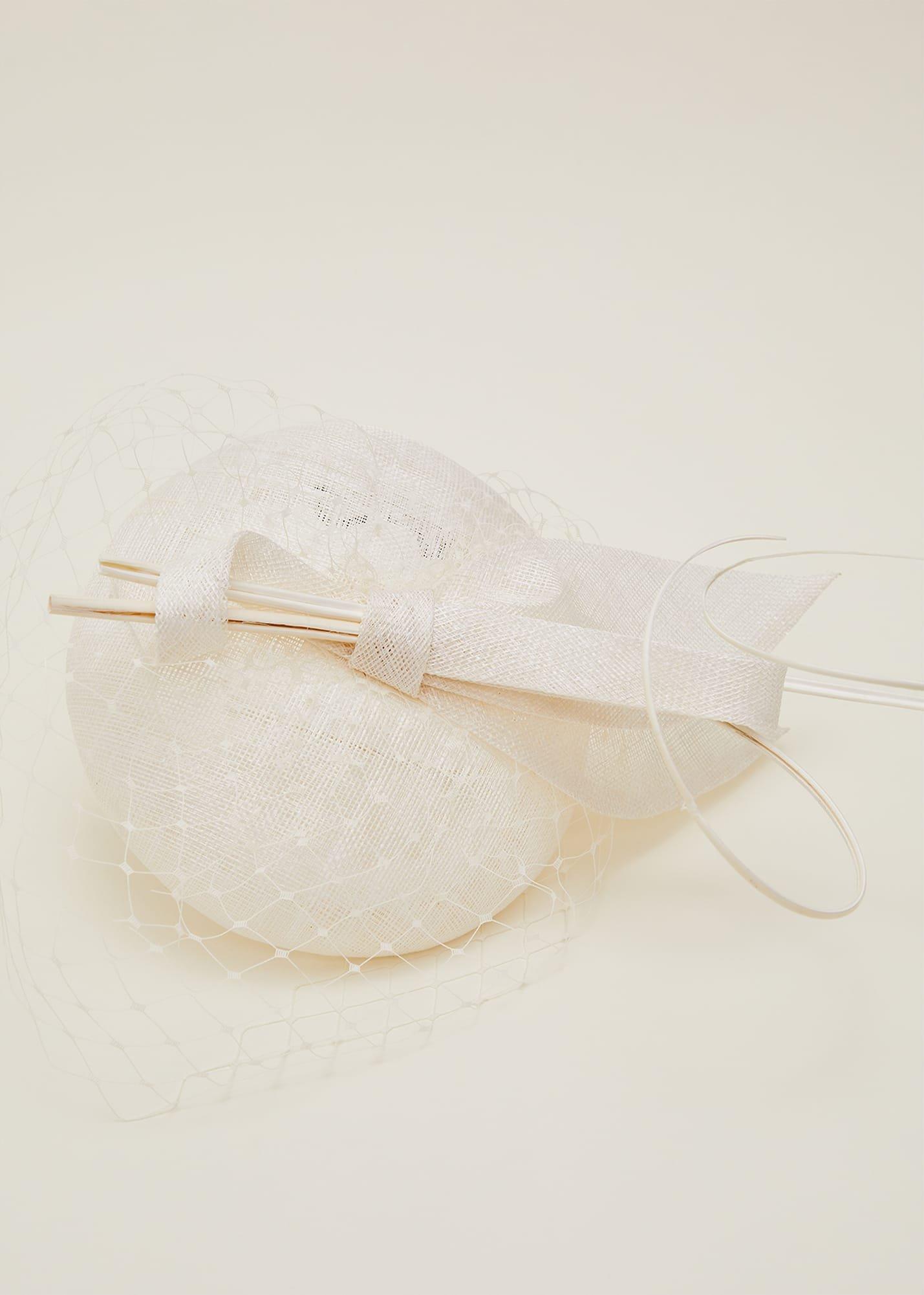 Veil And Bow Pillbox