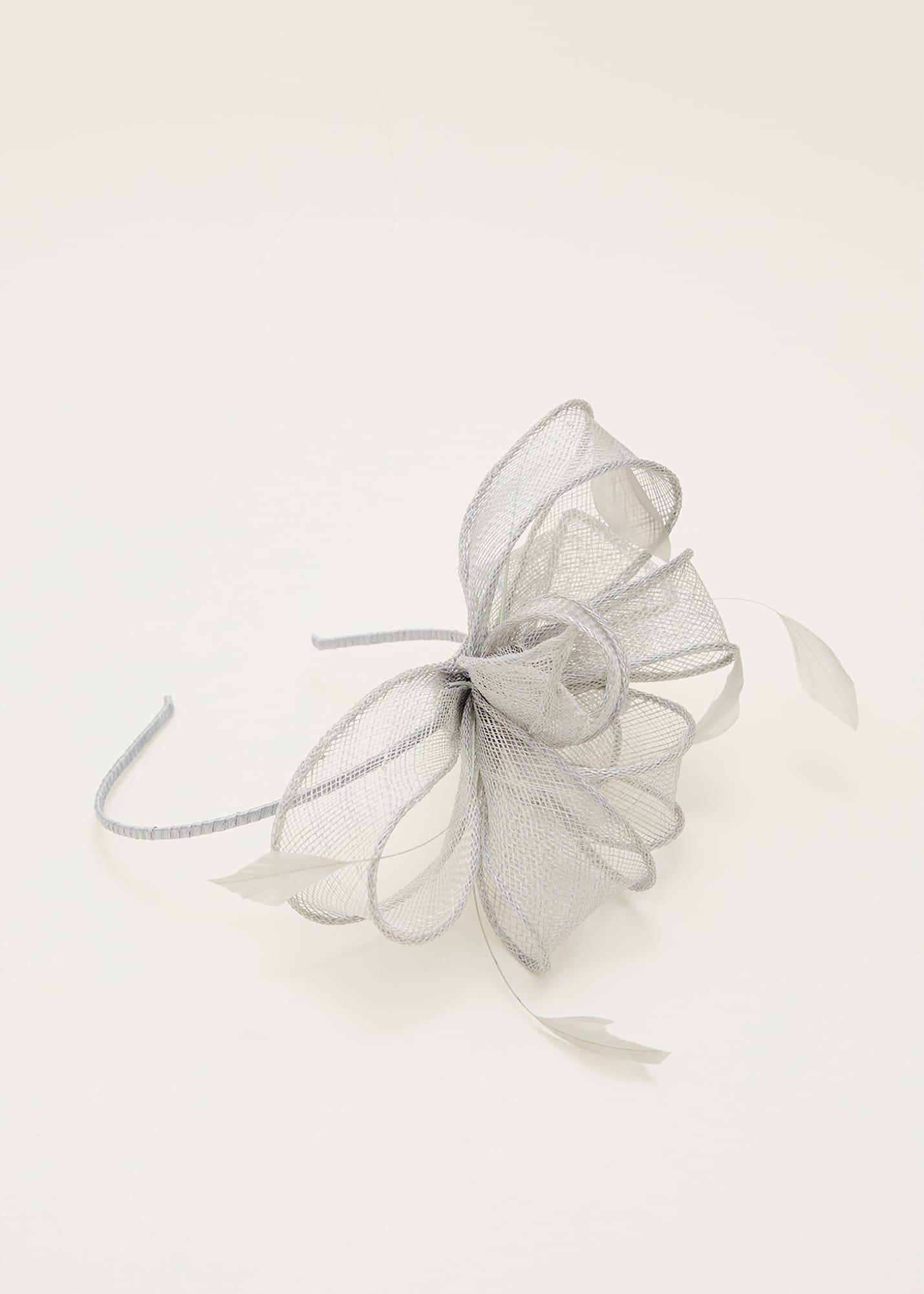 Bow And Feather Headband