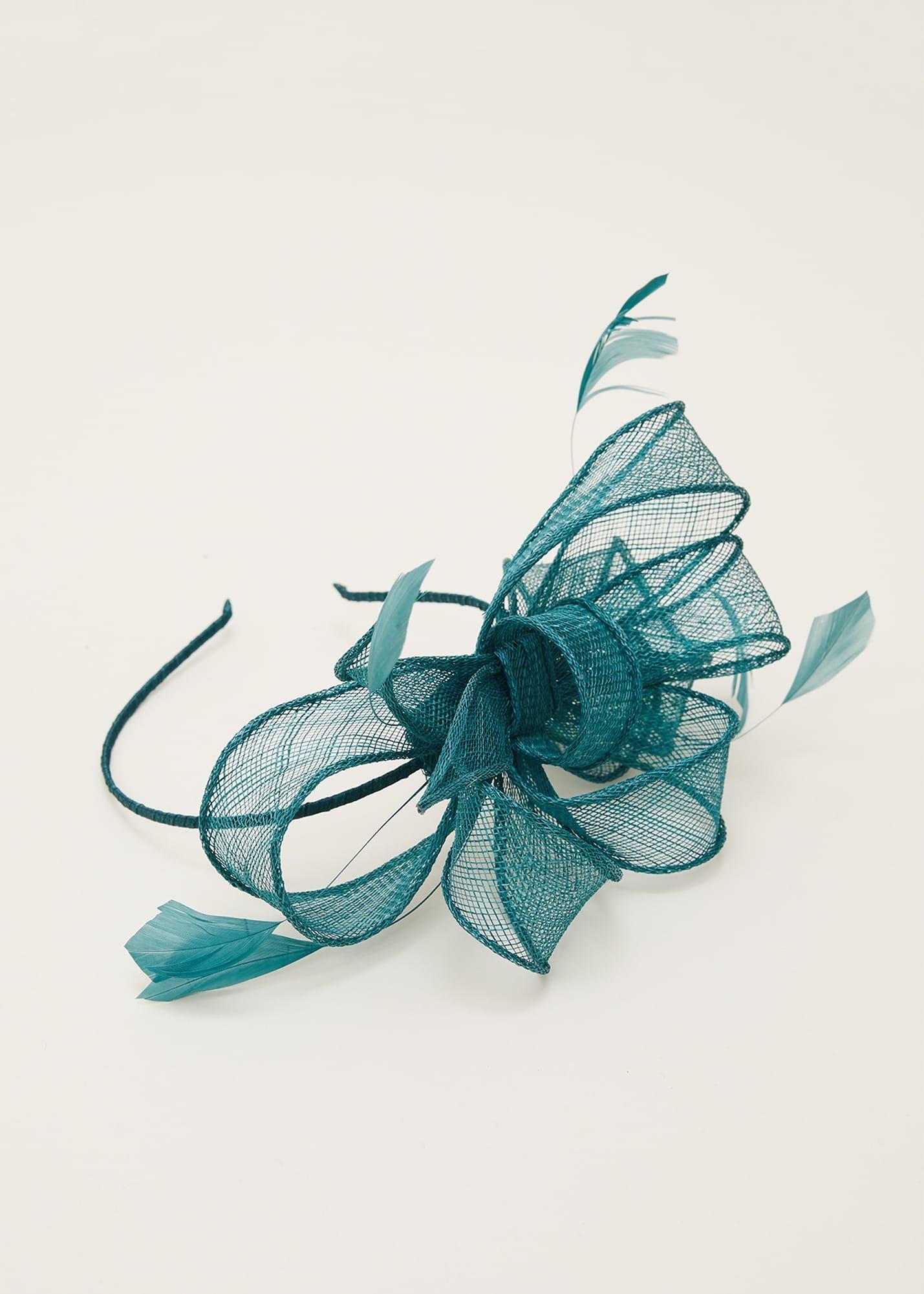 Bow And Feather Headband