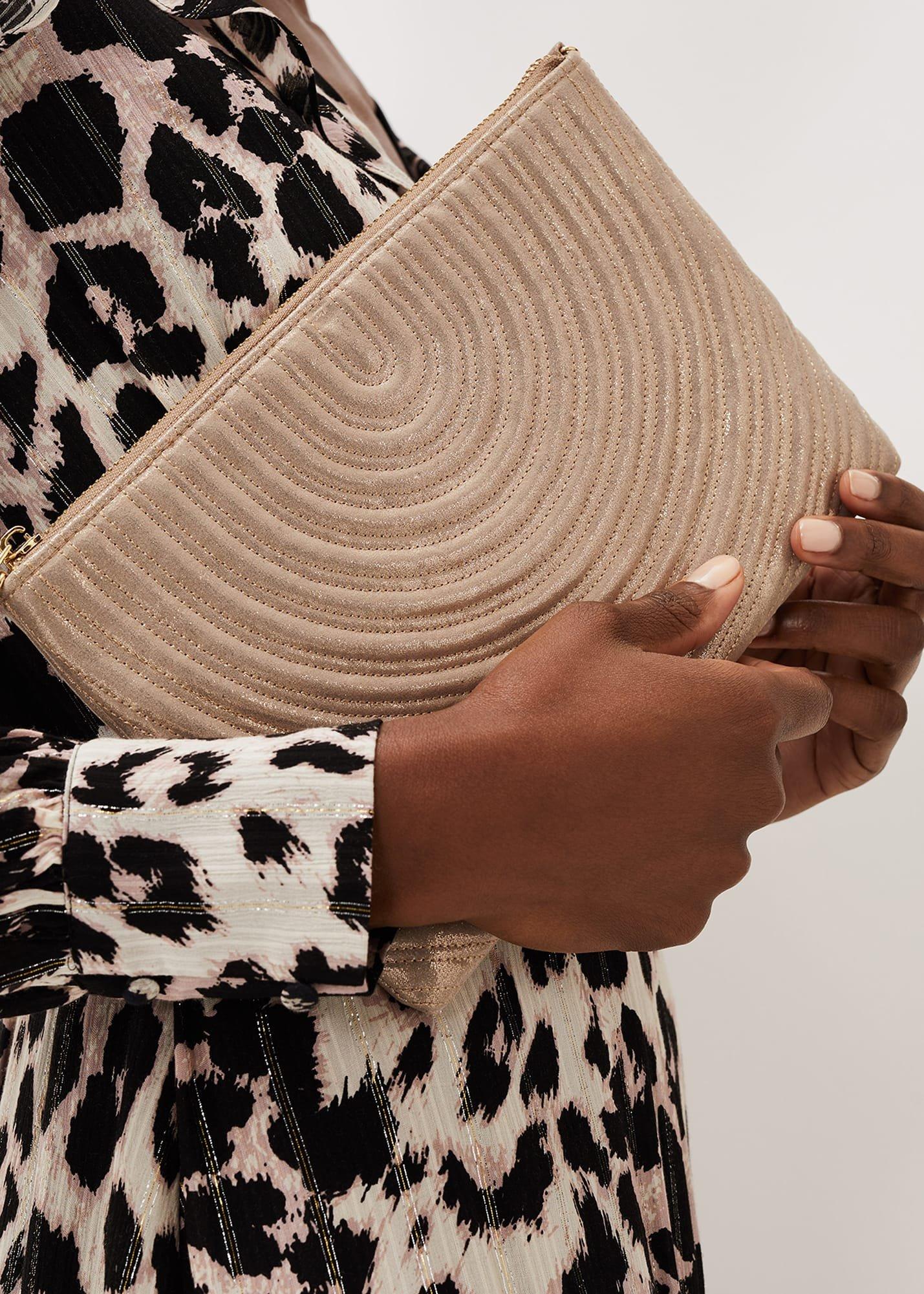 Rose Gold Clutch Bag