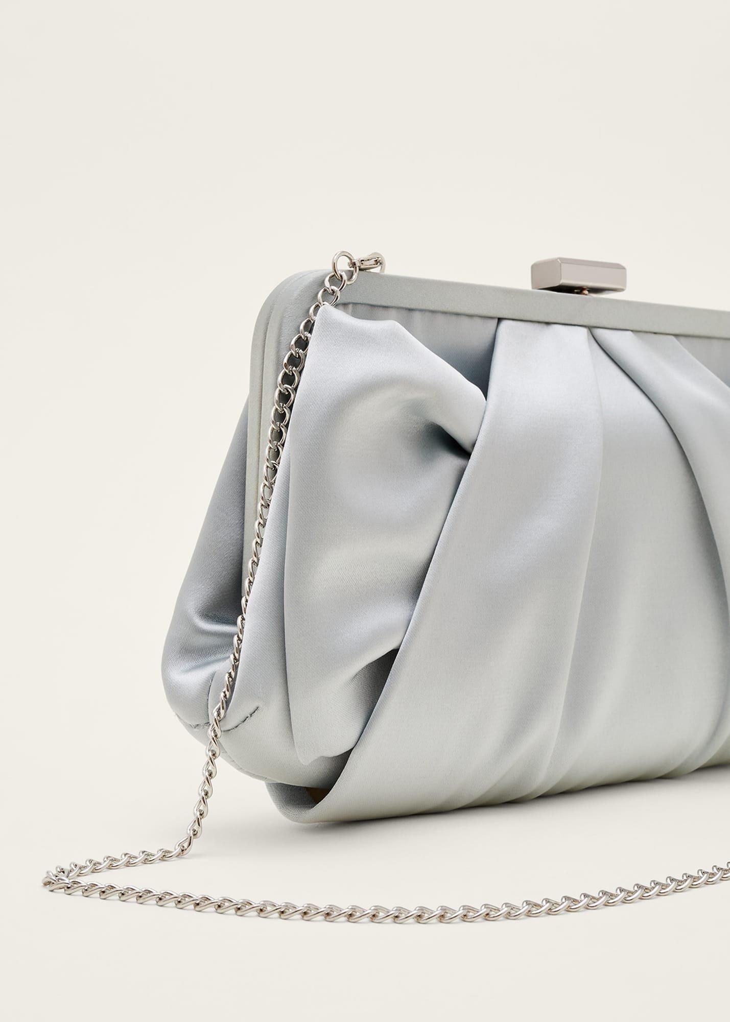 Alice Satin Clutch Bag