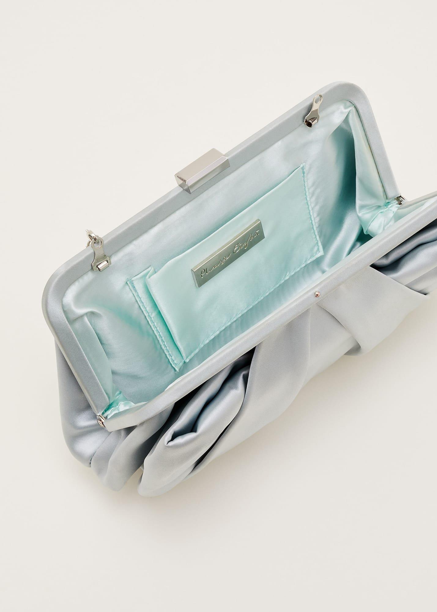 Alice Satin Clutch Bag