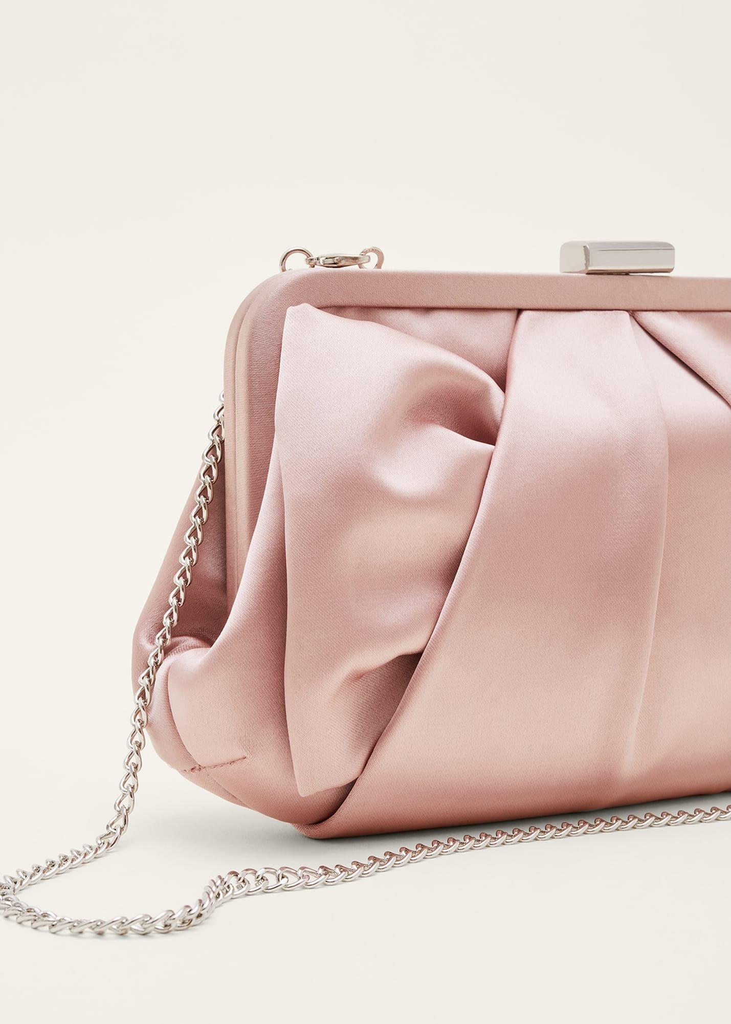 Alice Satin Clutch Bag