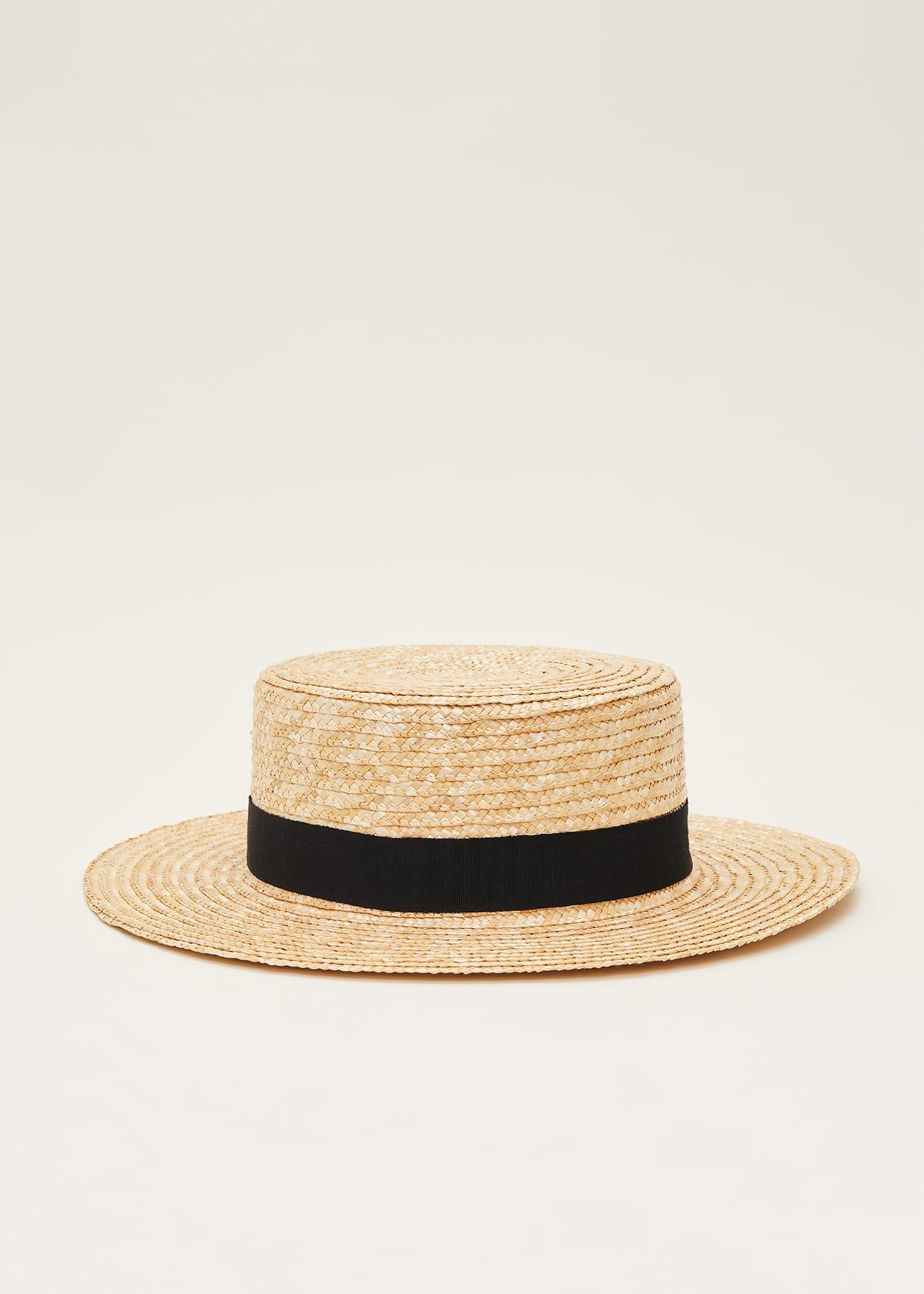 Straw Boater Hat