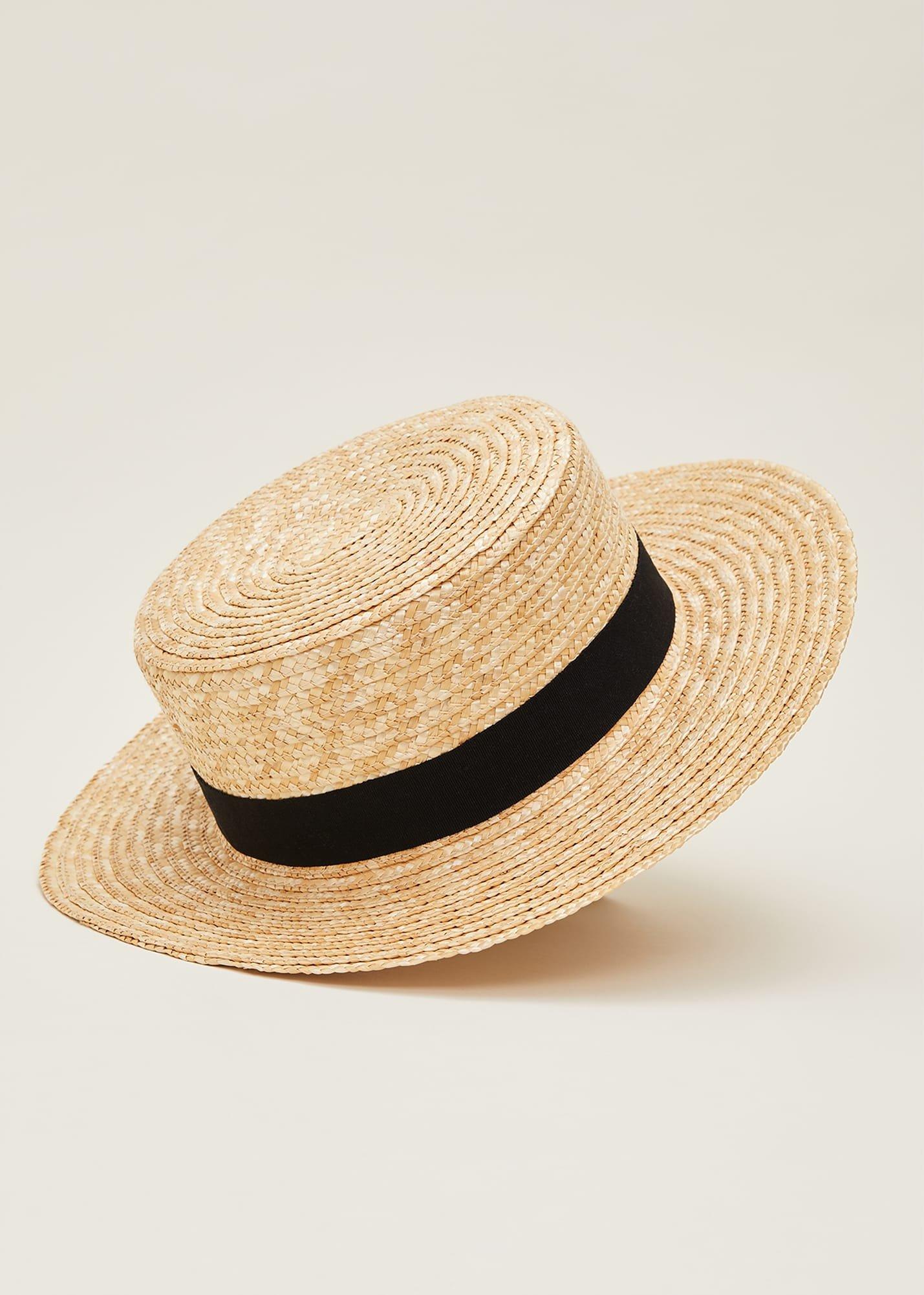 Straw Boater Hat