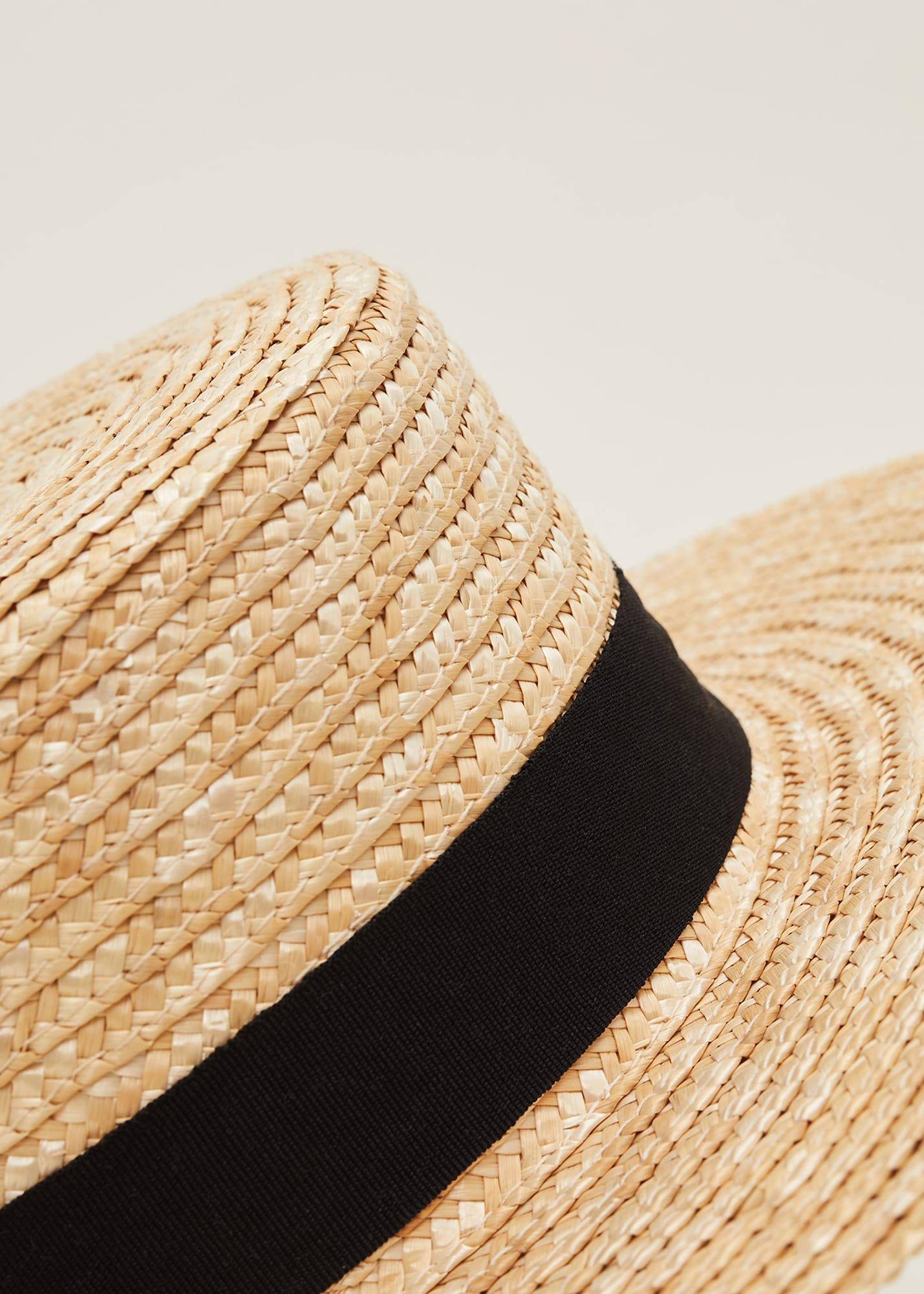 Straw Boater Hat