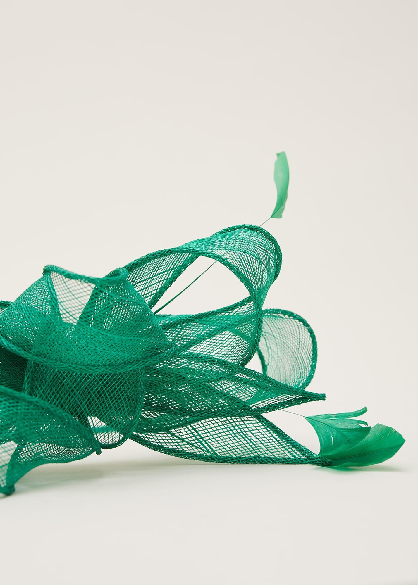Bow And Feather Headband