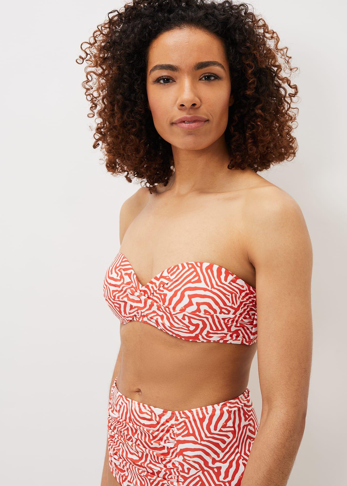Isabelle Zebra Bikini Top