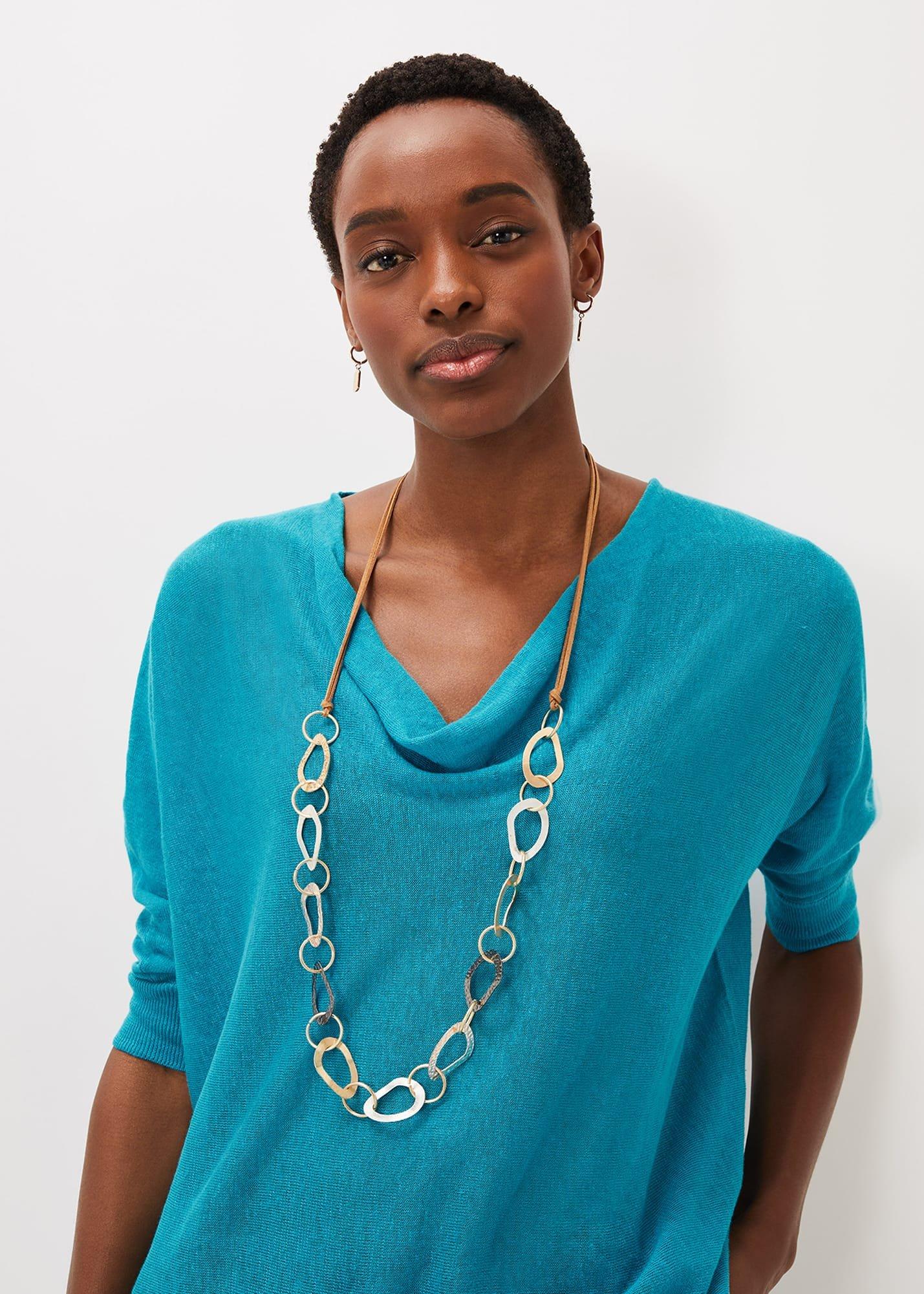Link Detail Long Necklace