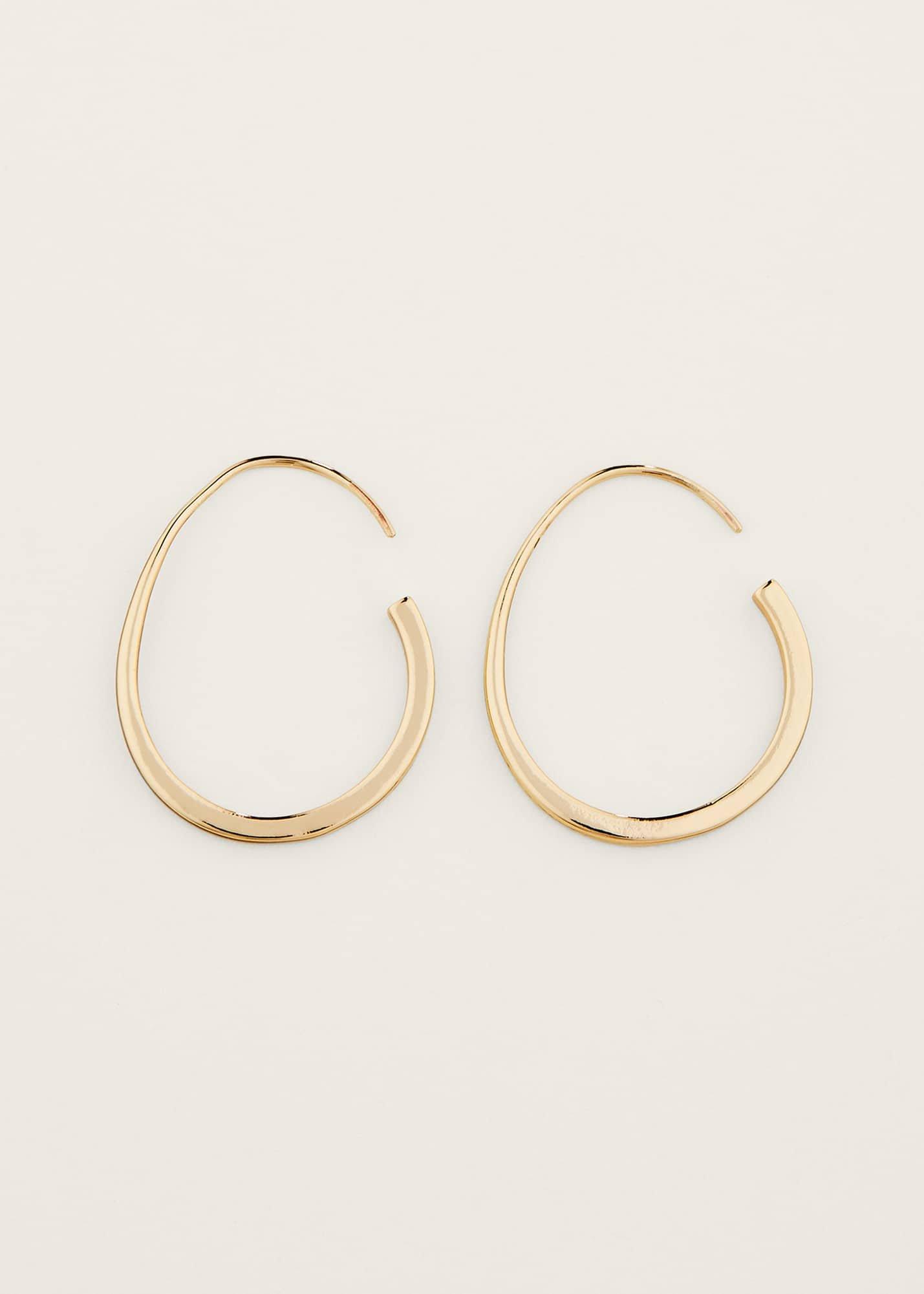 Flat Hoop Earring