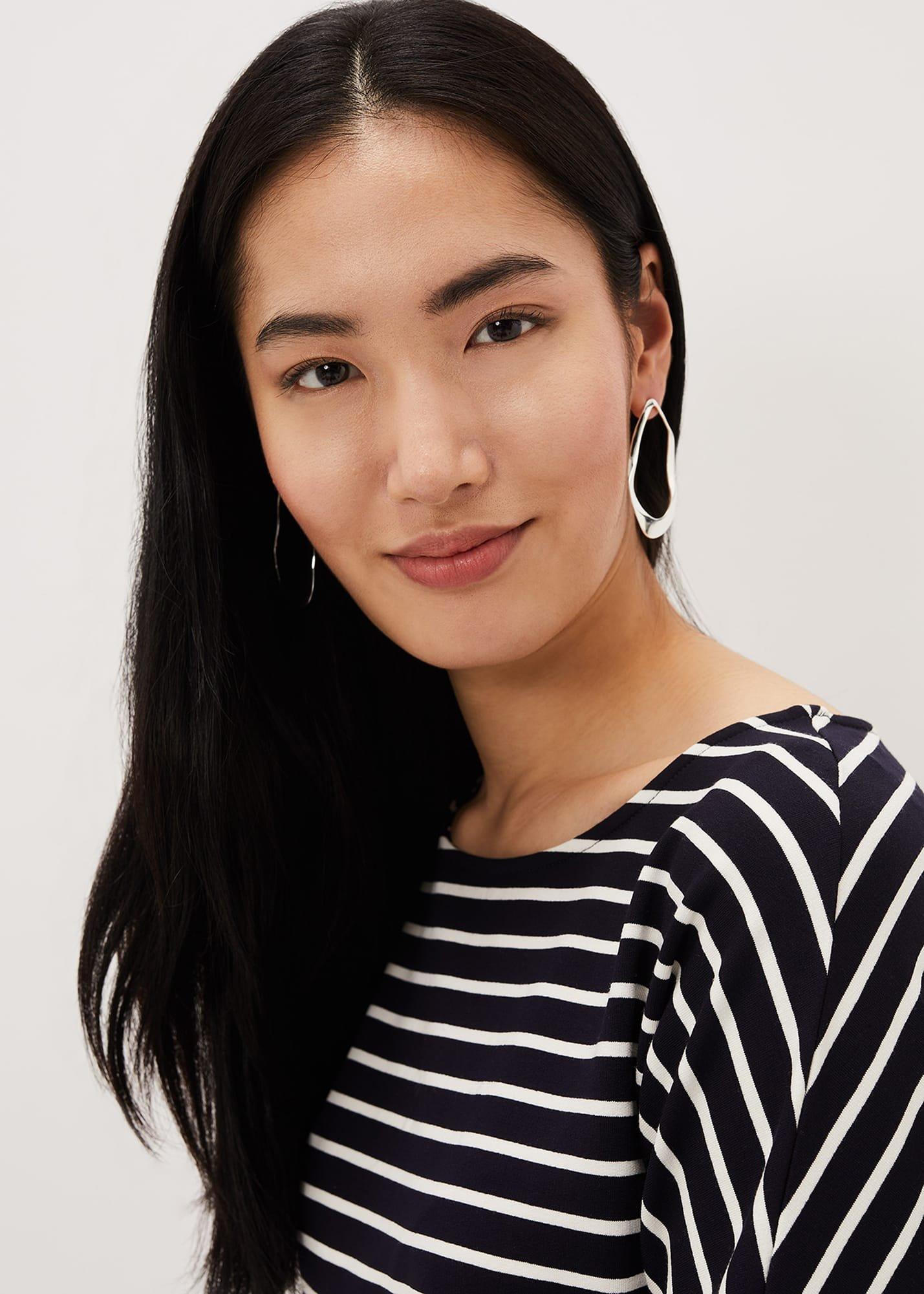 Oversized Cut Out Drop Earrings