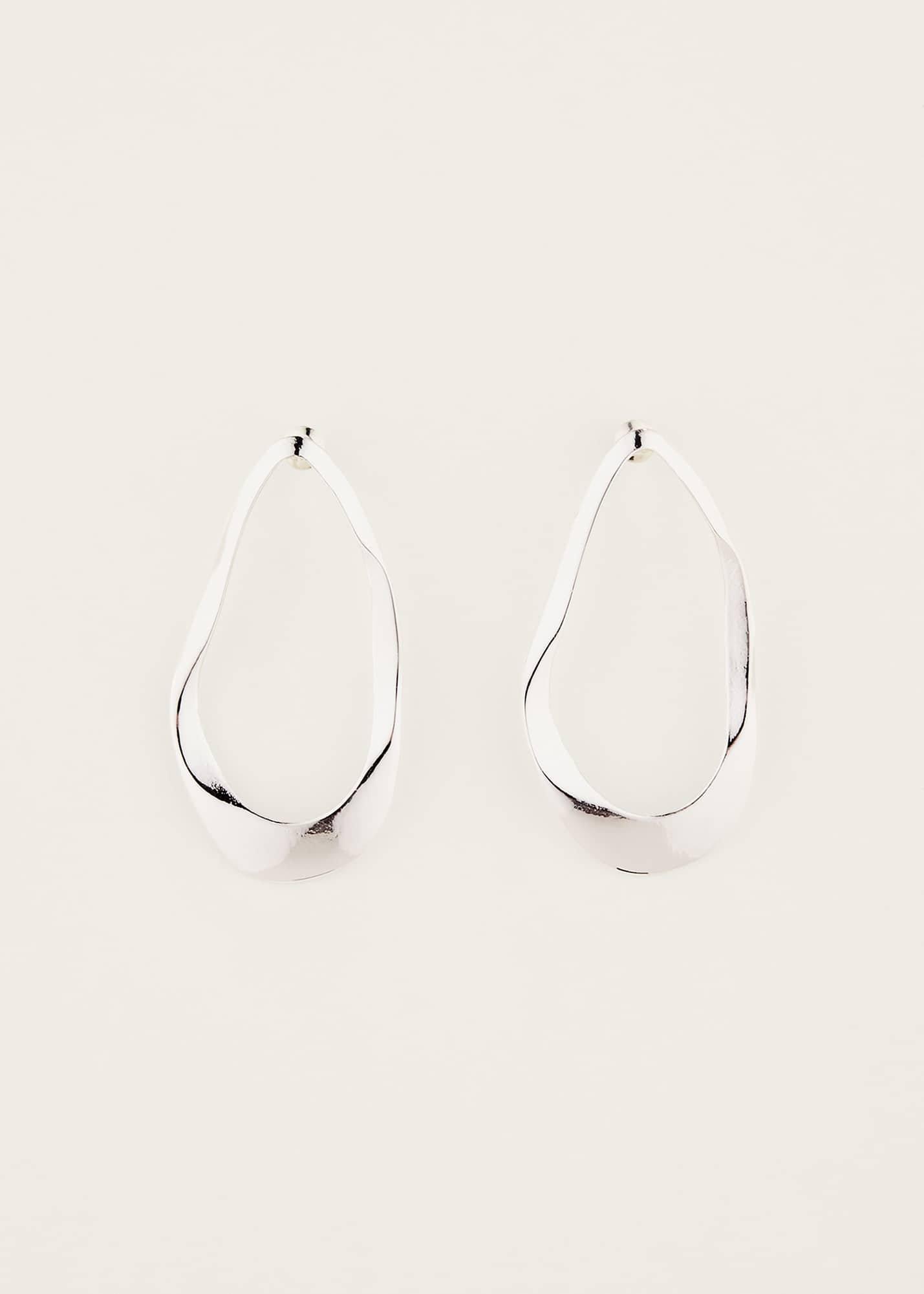 Oversized Cut Out Drop Earrings