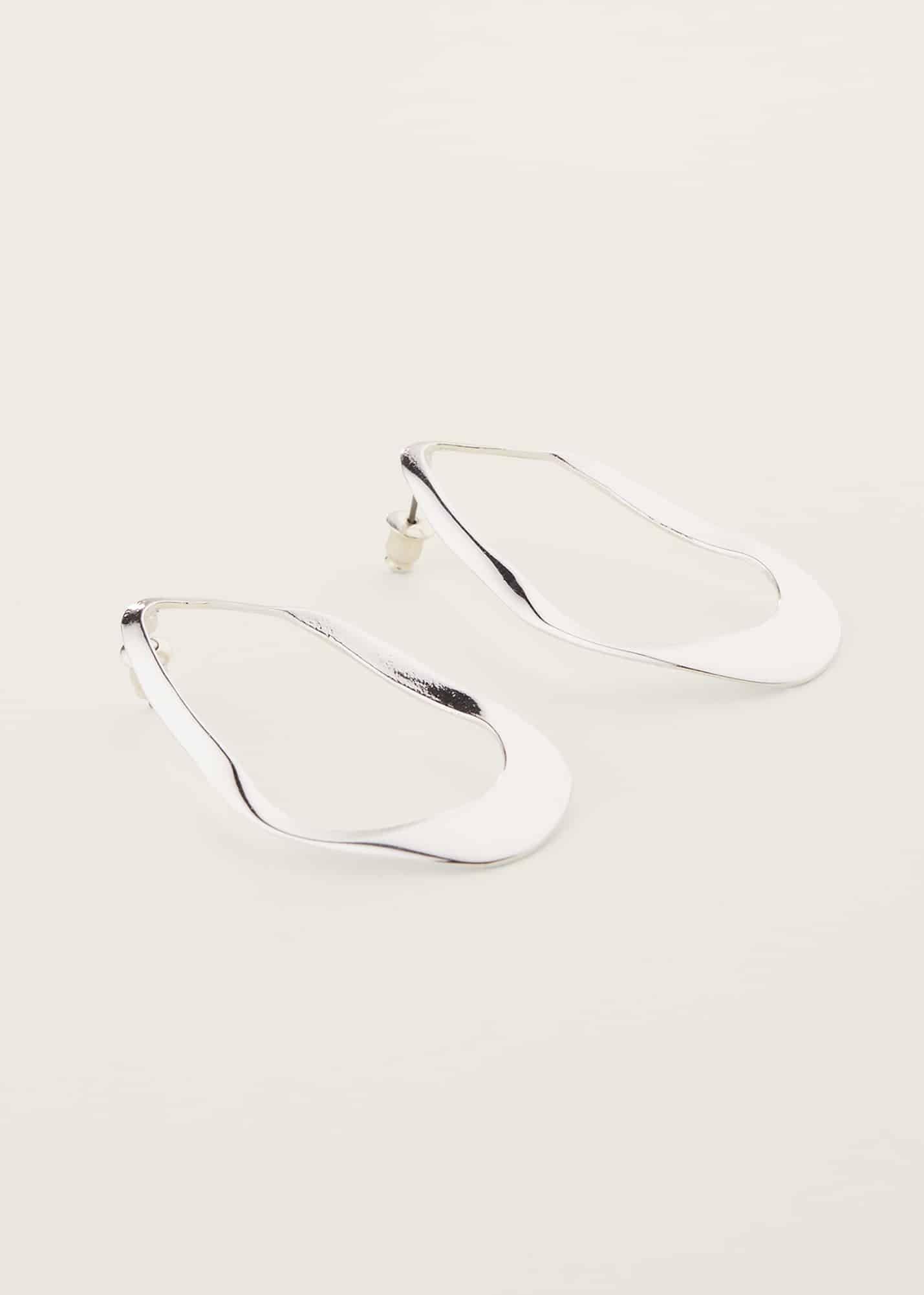 Oversized Cut Out Drop Earrings
