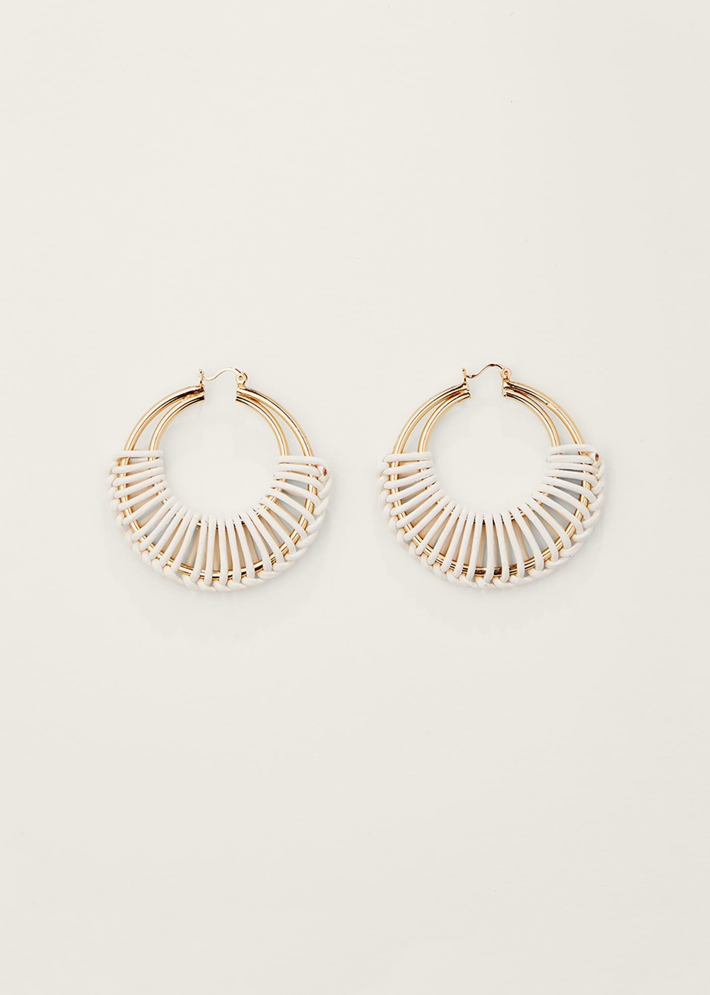 Woven Hoop Earrings