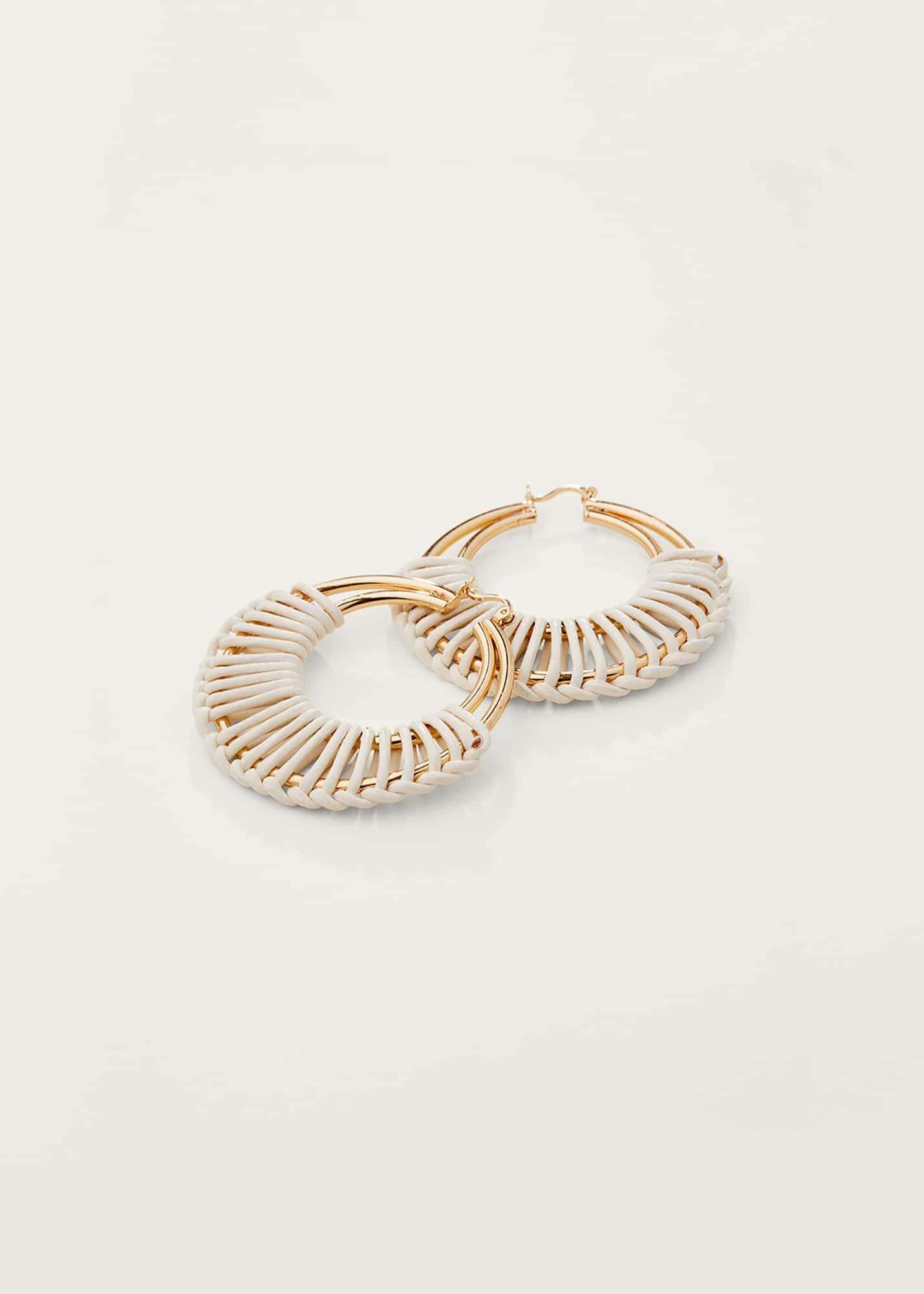 Woven Hoop Earrings