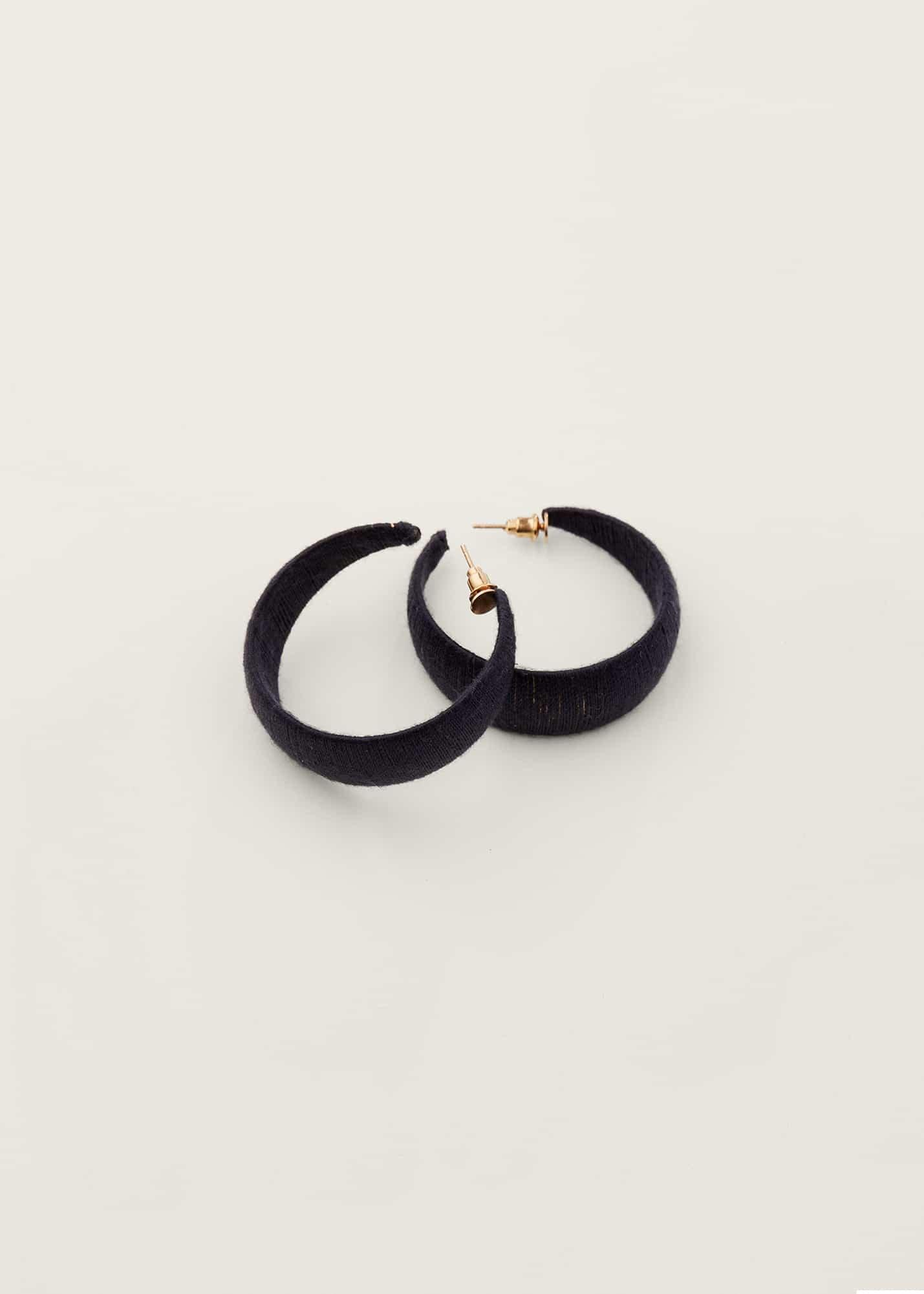 Covered Hoop Earring