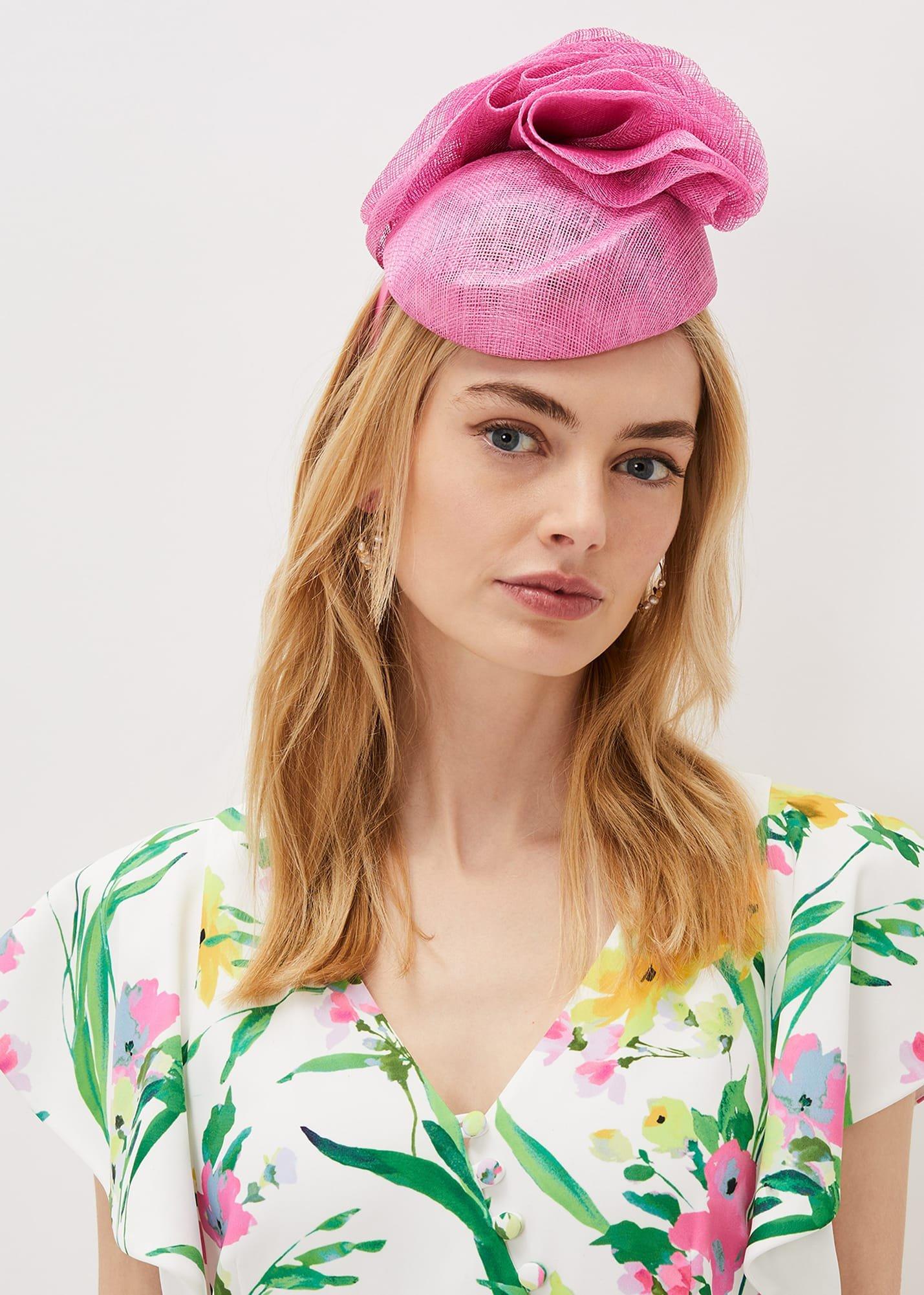 Soft Pleat Detail Pillbox Fascinator